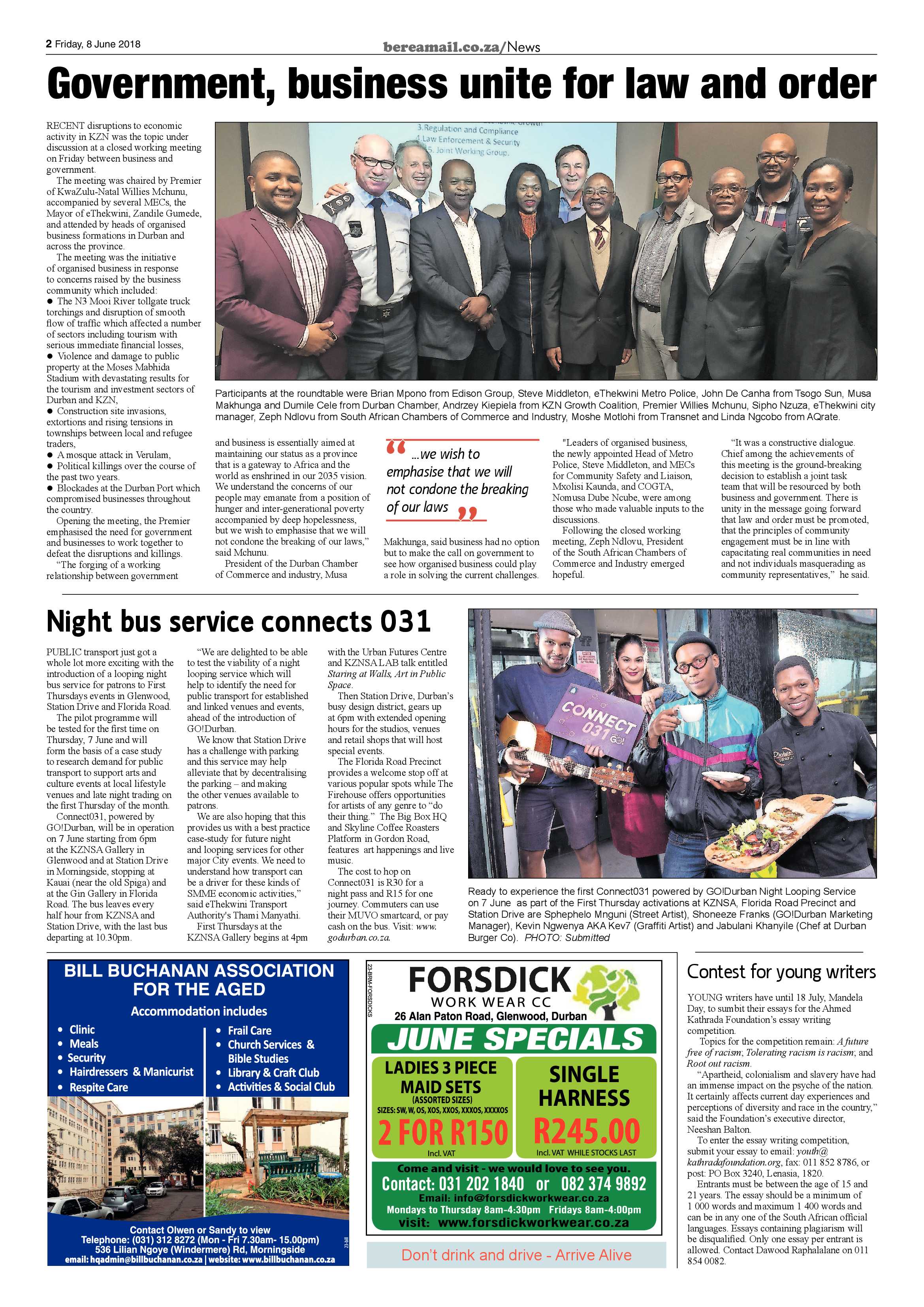Berea Mail 8 June 2018 page 2