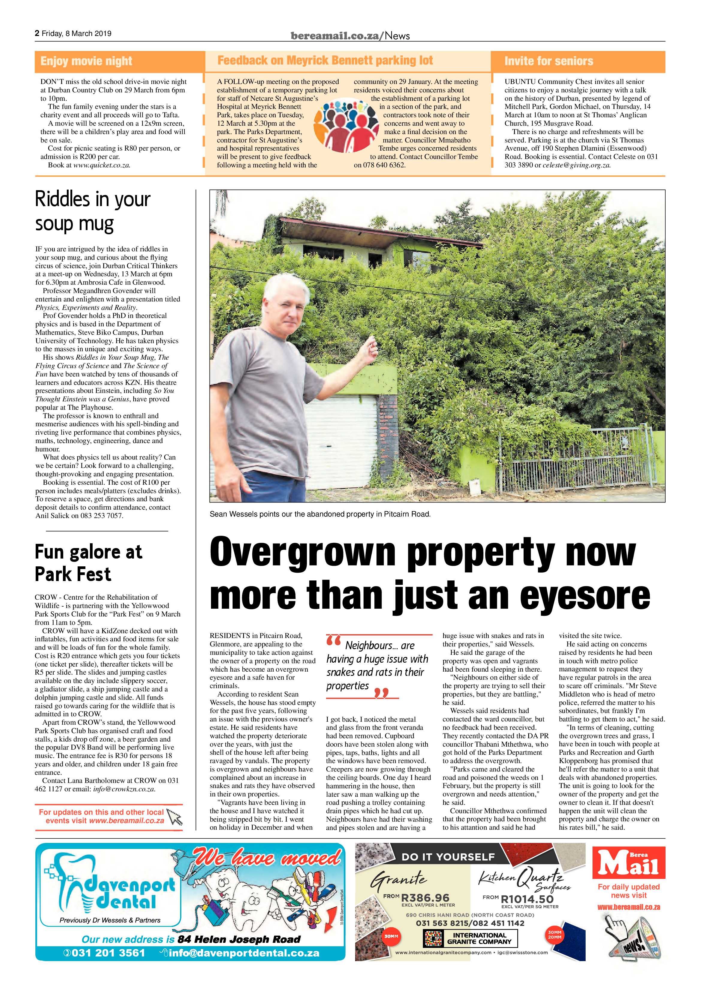 Berea Mail 8 March 2019 page 2