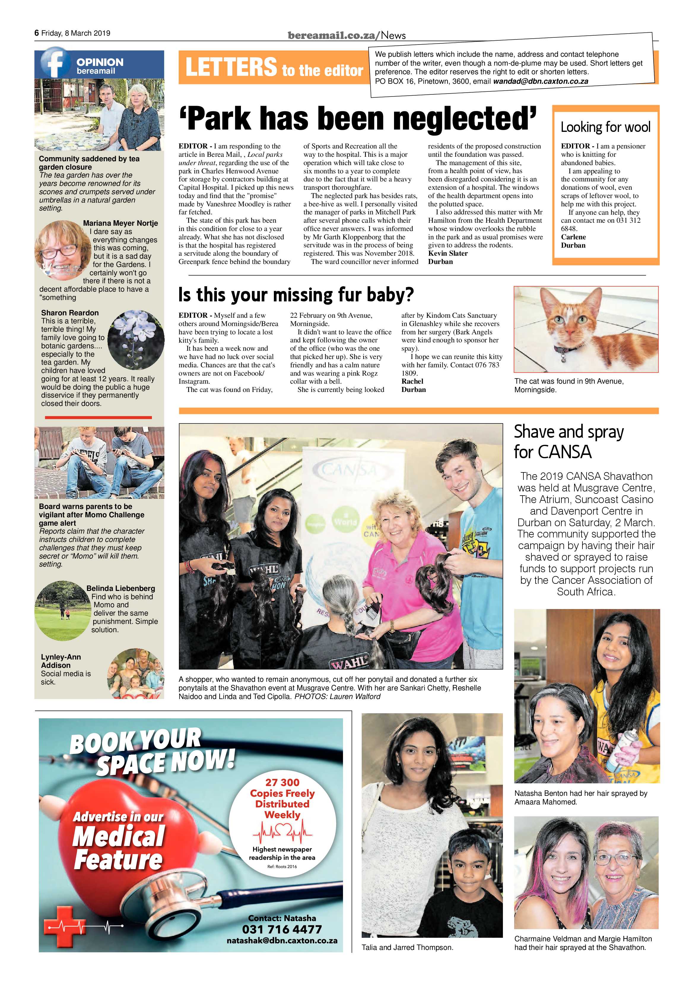 Berea Mail 8 March 2019 page 6