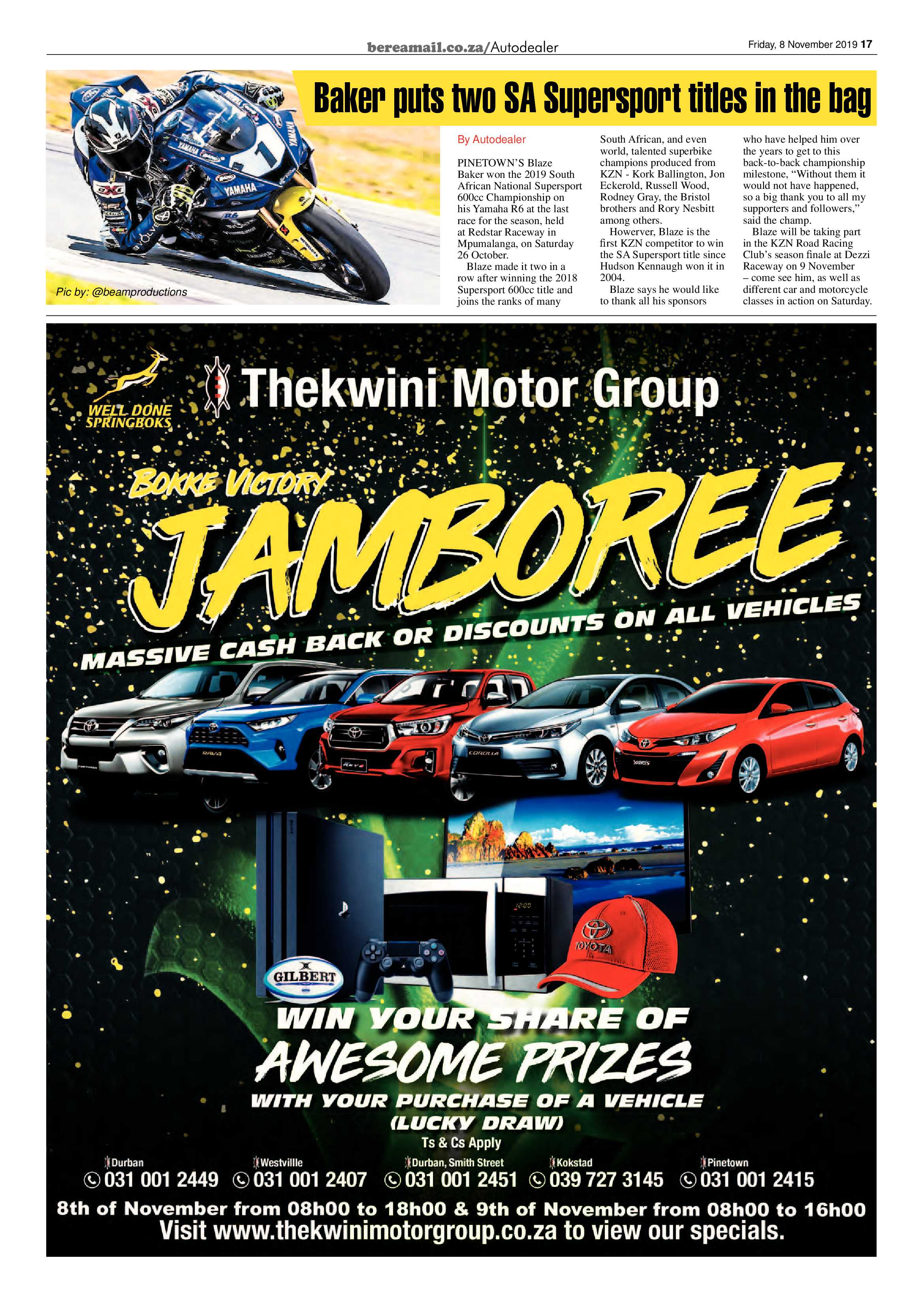 Berea Mail 8 November 2019 page 17