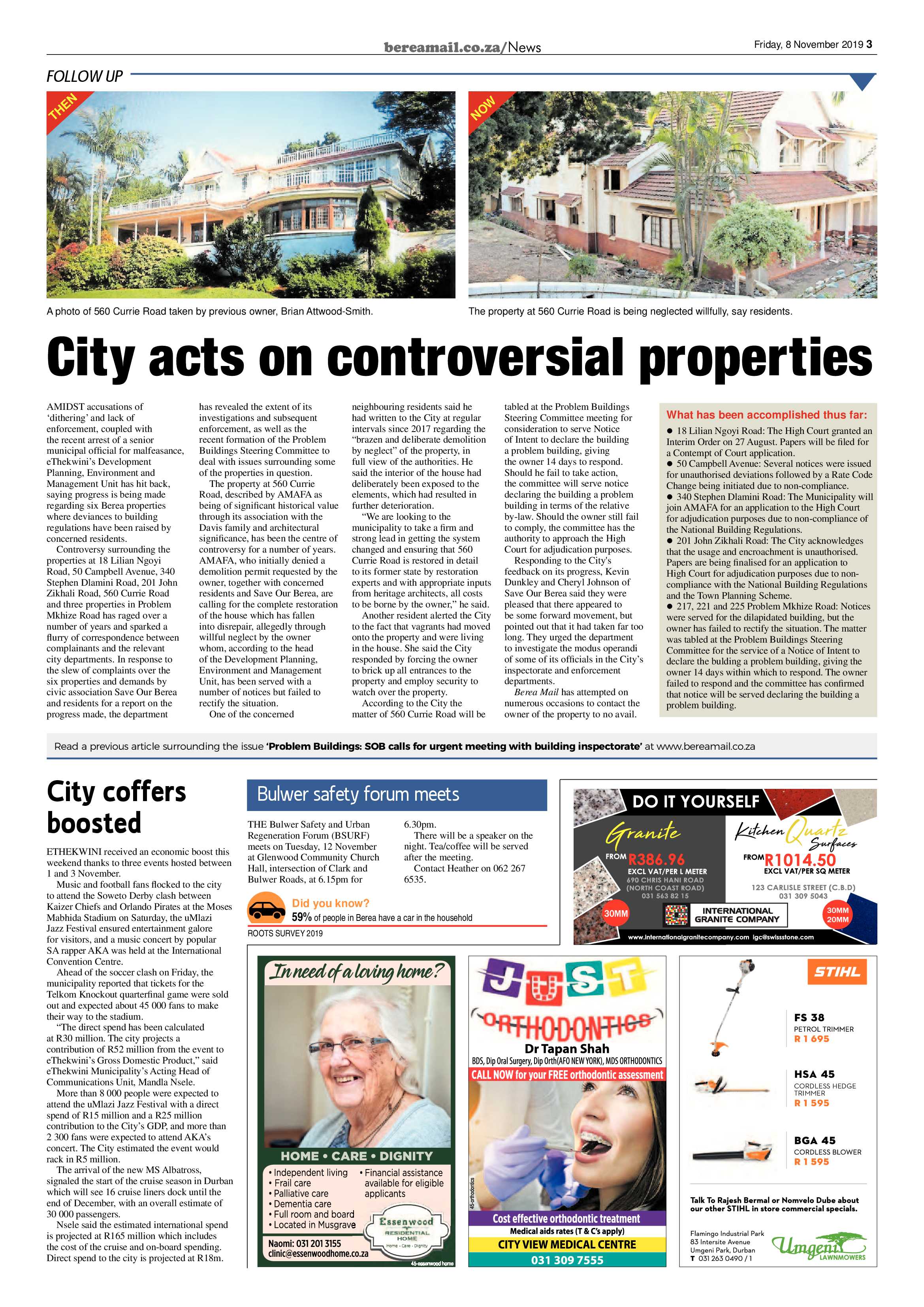 Berea Mail 8 November 2019 page 3