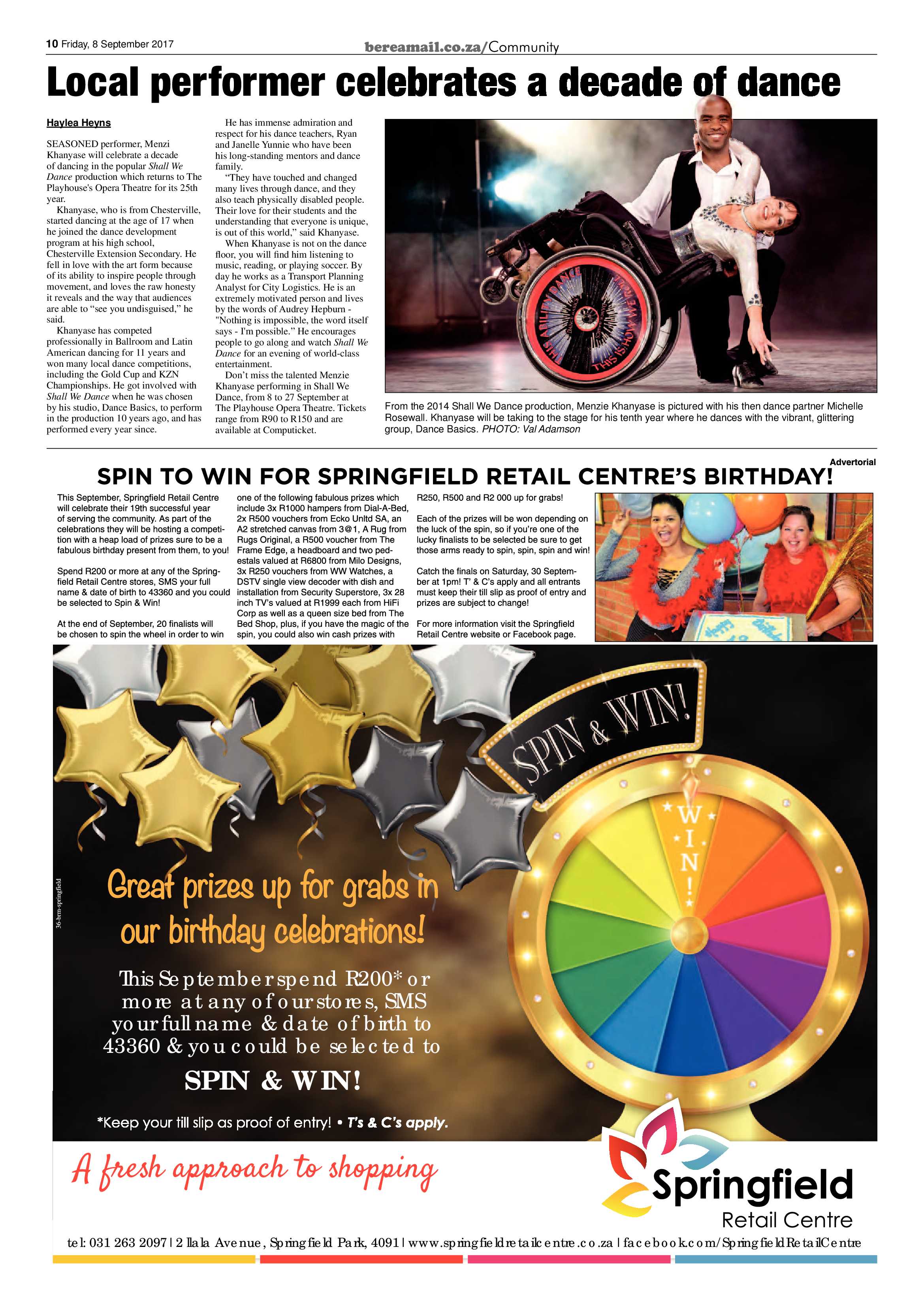 Berea Mail 8 September 2017 page 10