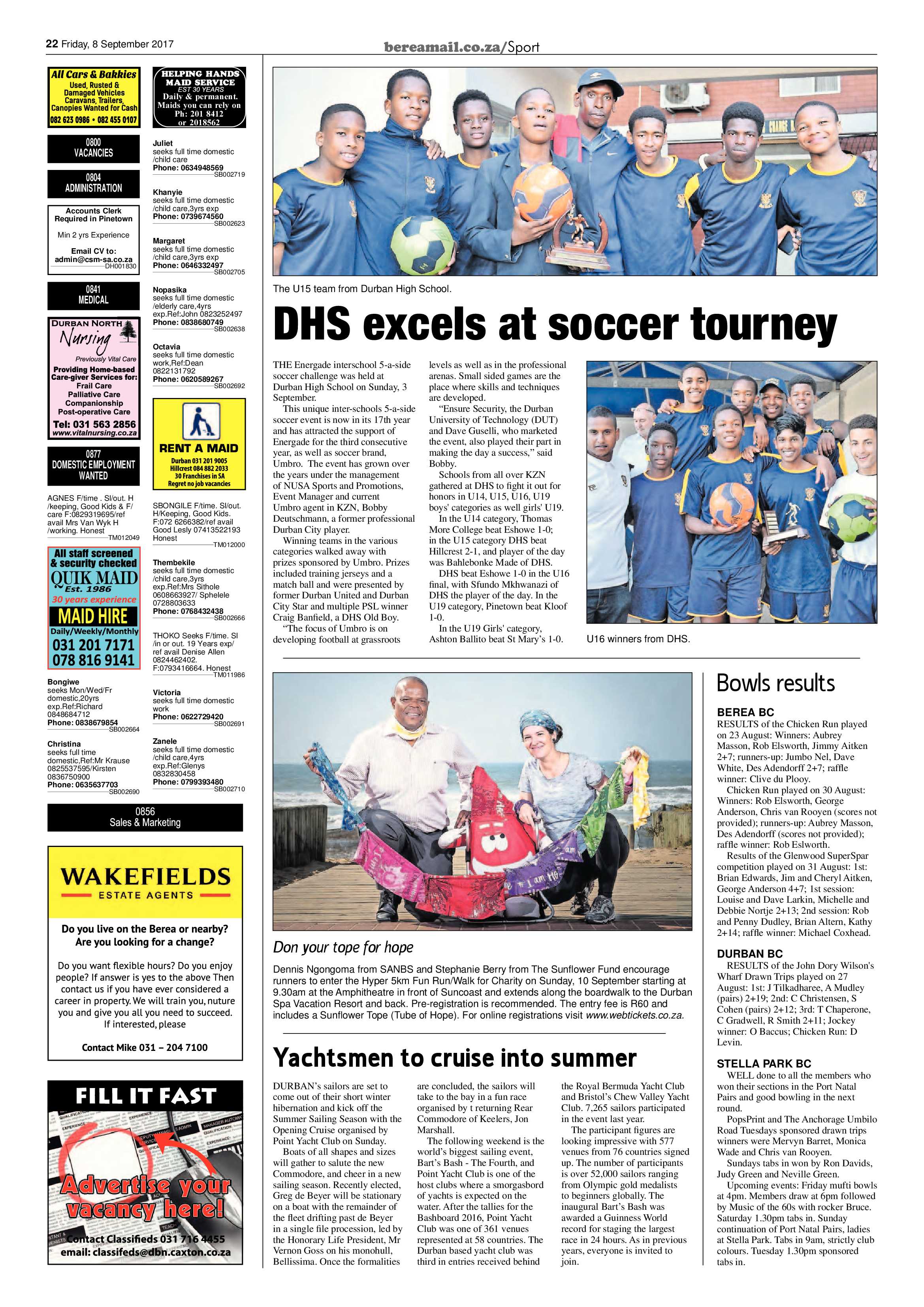 Berea Mail 8 September 2017 page 22