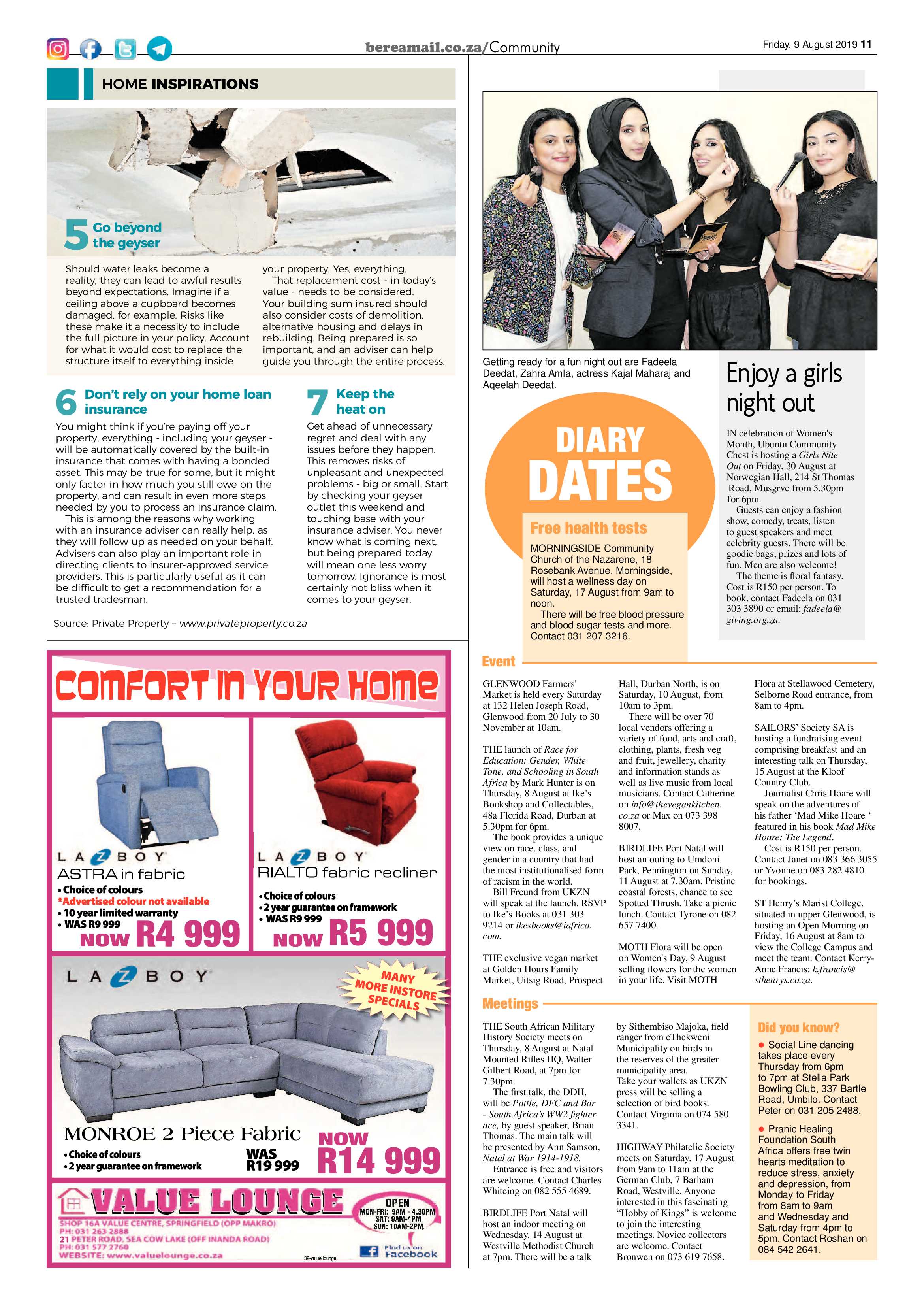 Berea Mail 9 August 2019 page 11
