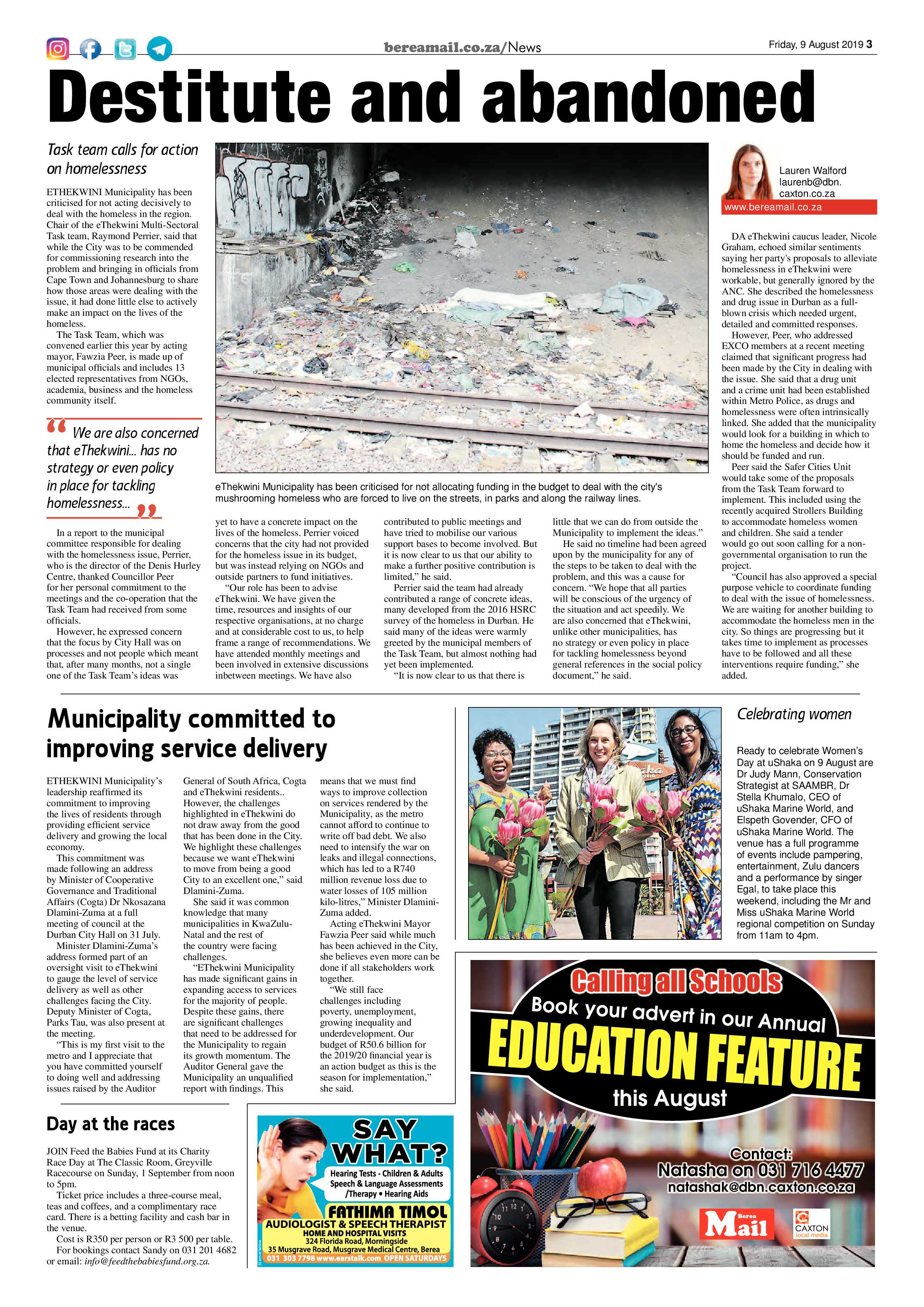 Berea Mail 9 August 2019 page 3