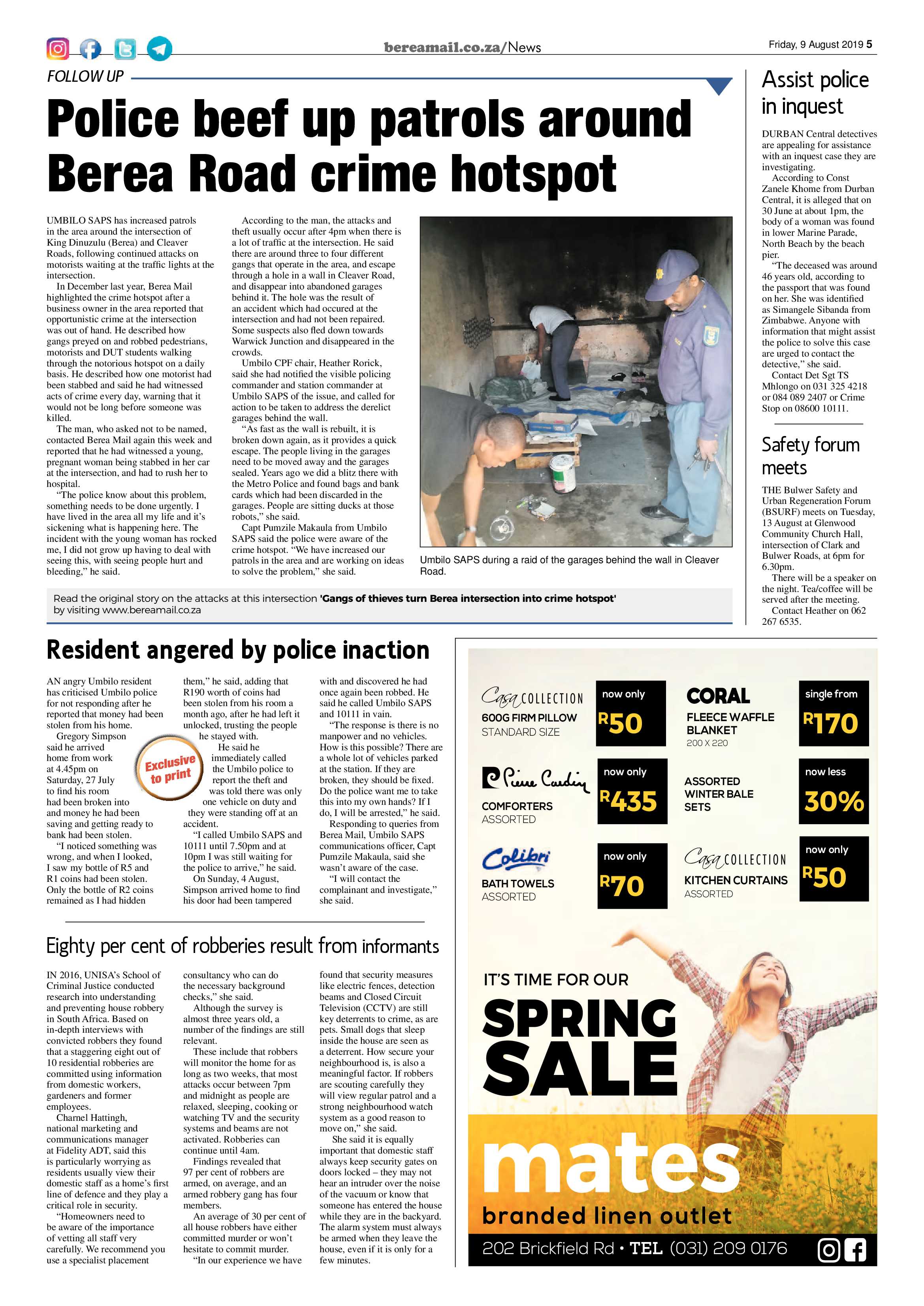 Berea Mail 9 August 2019 page 5