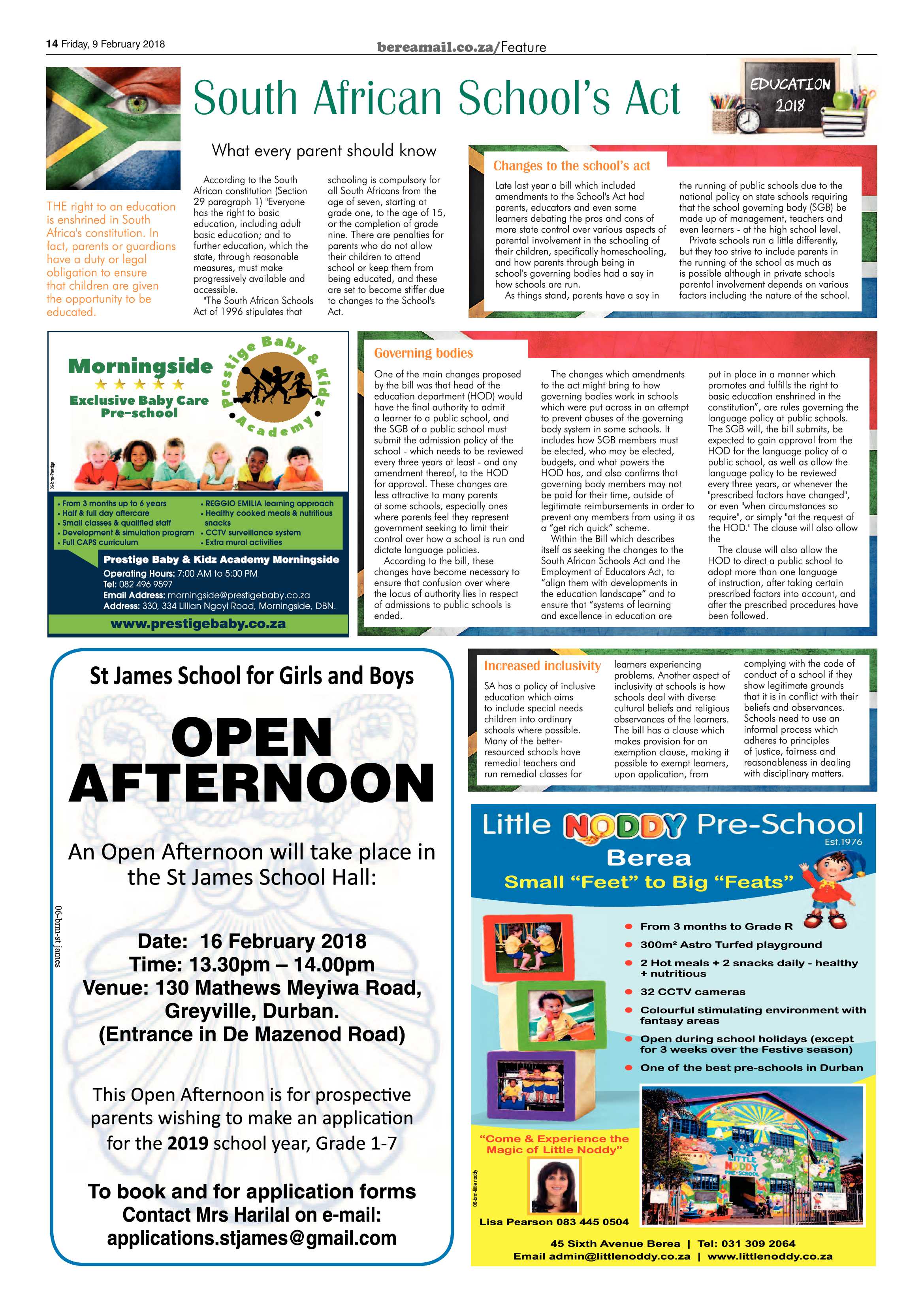 Berea Mail 9 February 2018 page 14