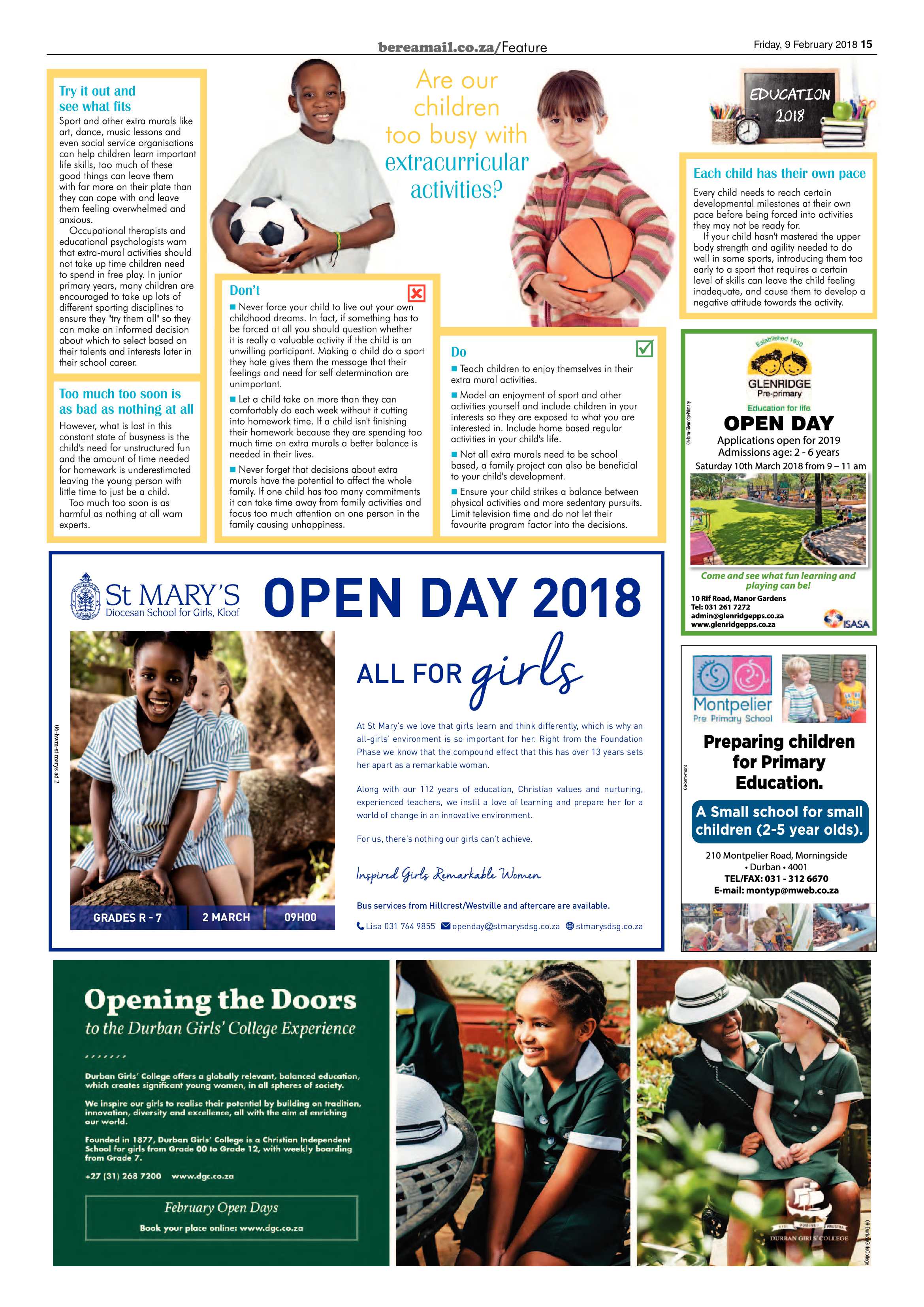 Berea Mail 9 February 2018 page 15