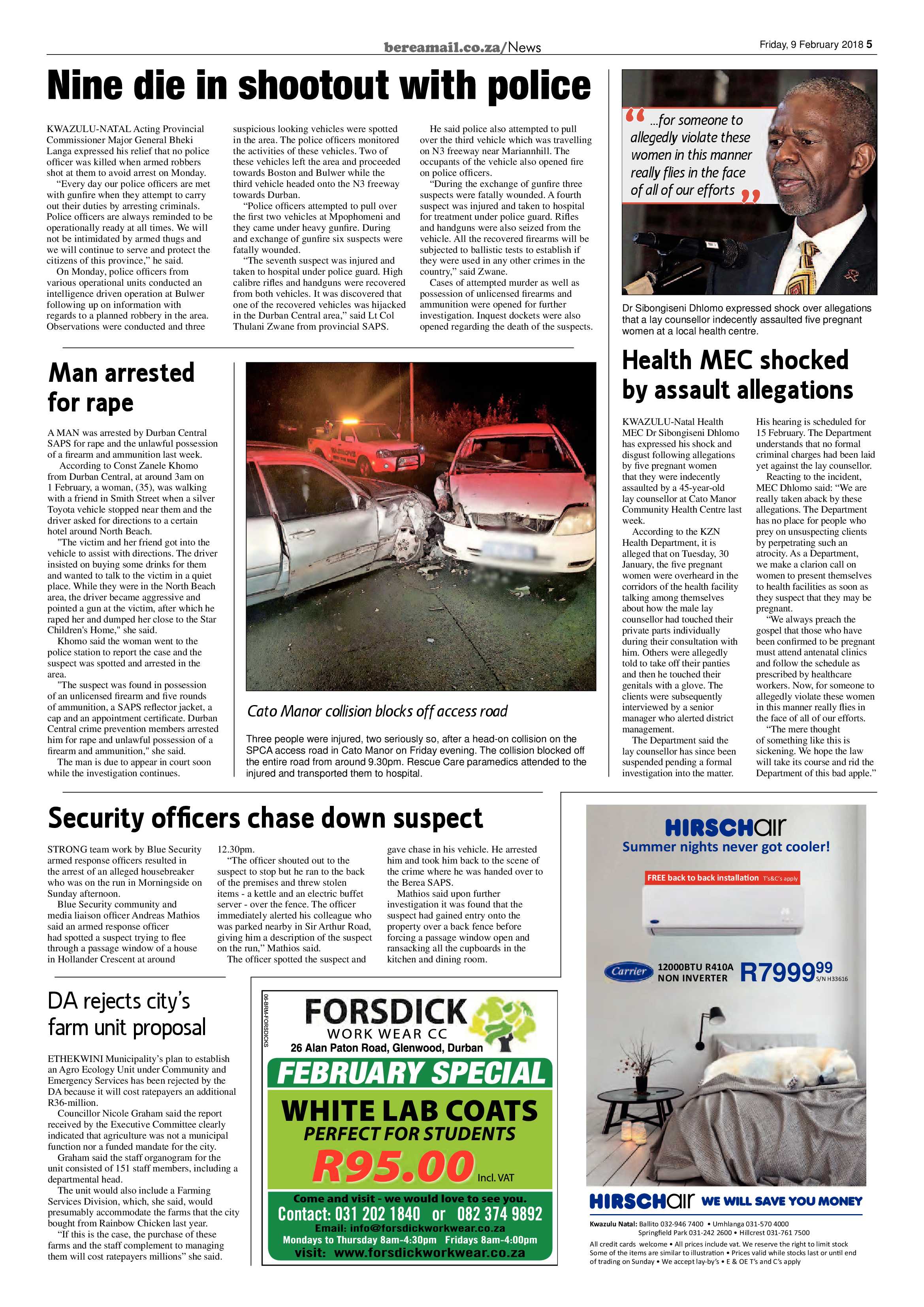Berea Mail 9 February 2018 page 5