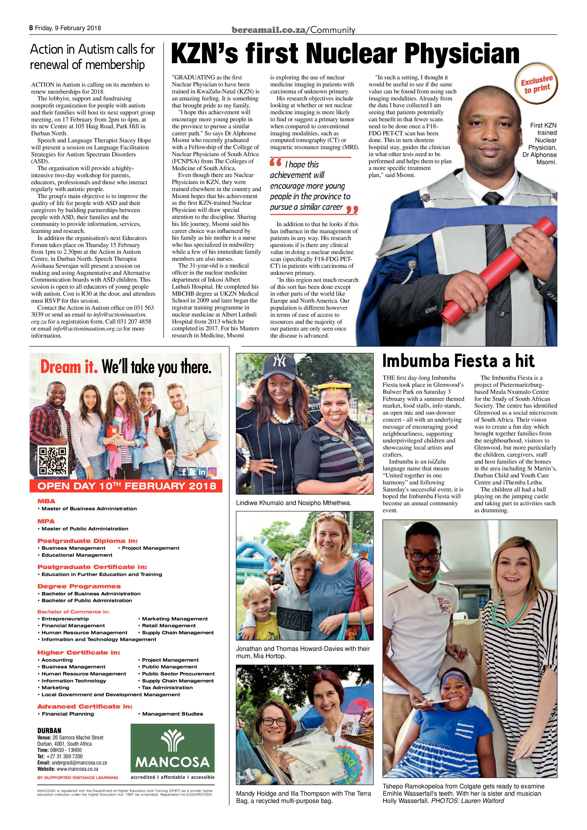 Berea Mail 9 February 2018 page 8