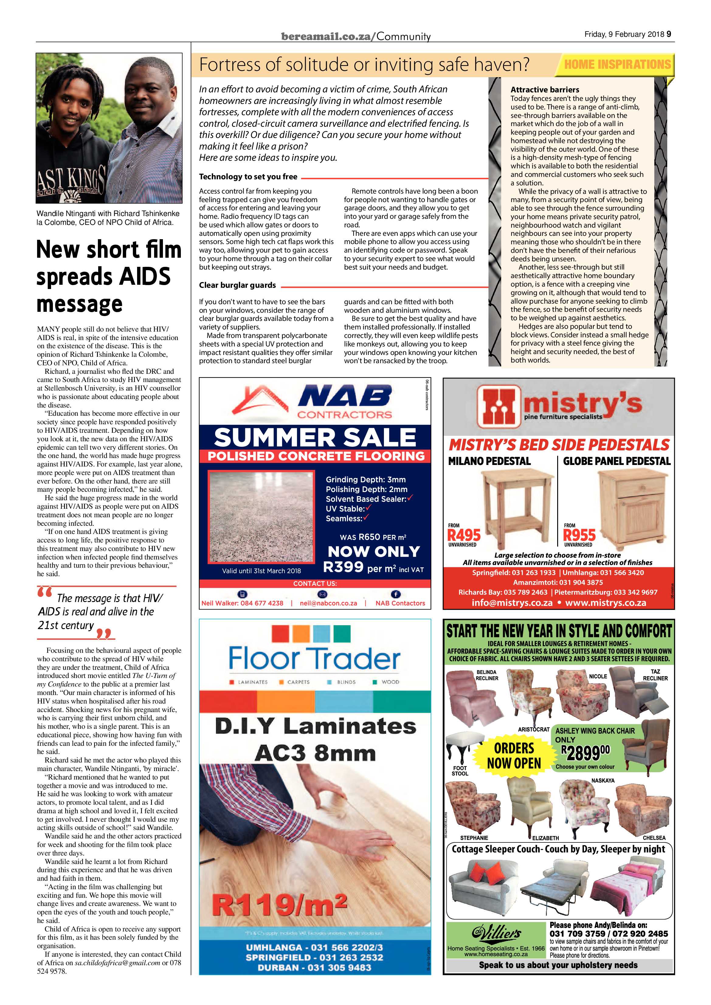 Berea Mail 9 February 2018 page 9