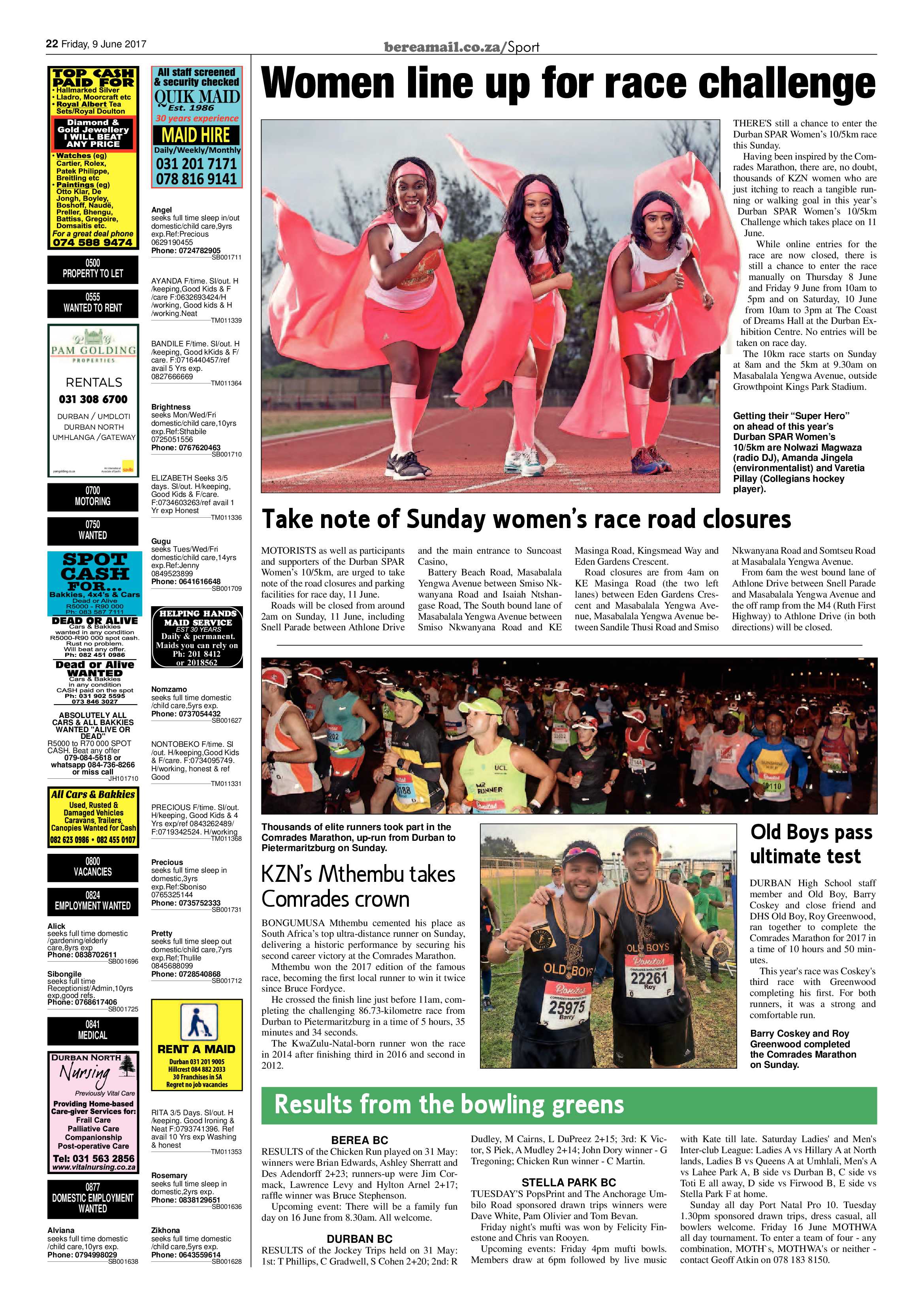 Berea Mail 9 June 2017 page 22