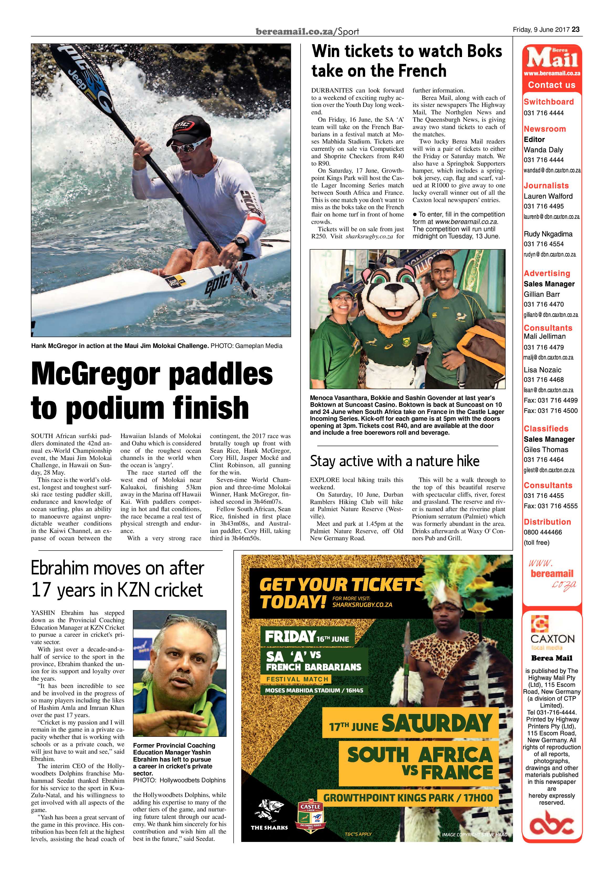 Berea Mail 9 June 2017 page 23
