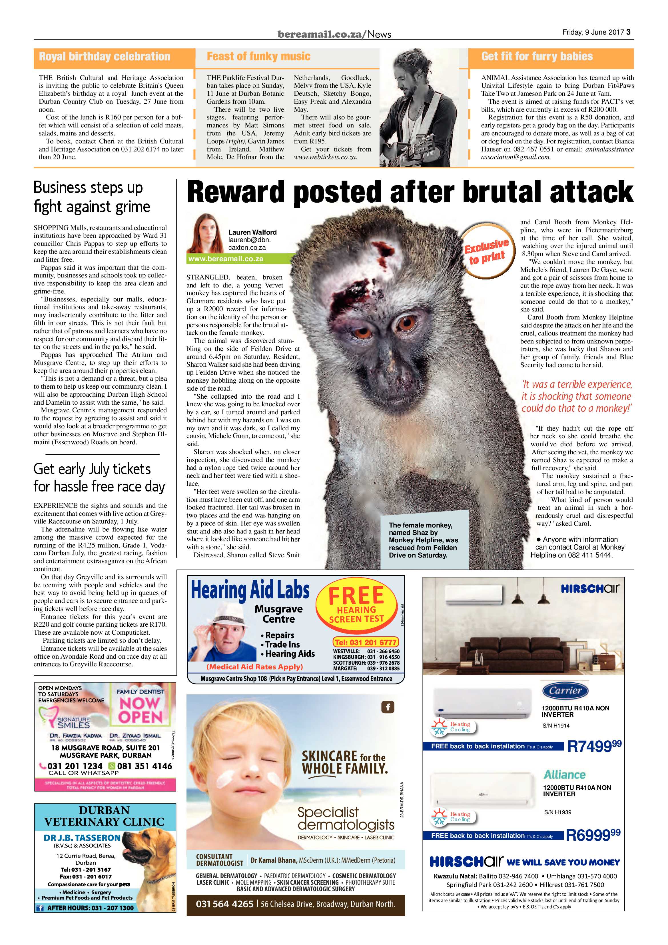 Berea Mail 9 June 2017 page 3