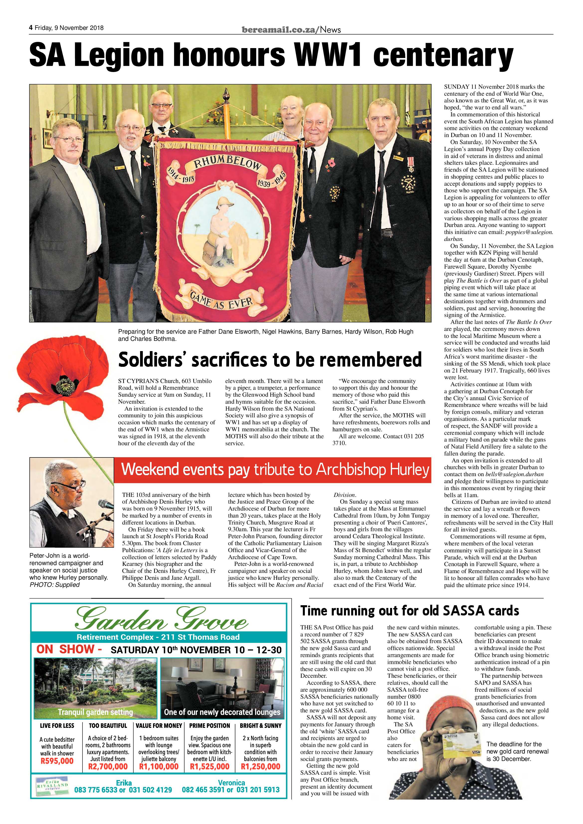 Berea Mail 9 November 2018 page 4