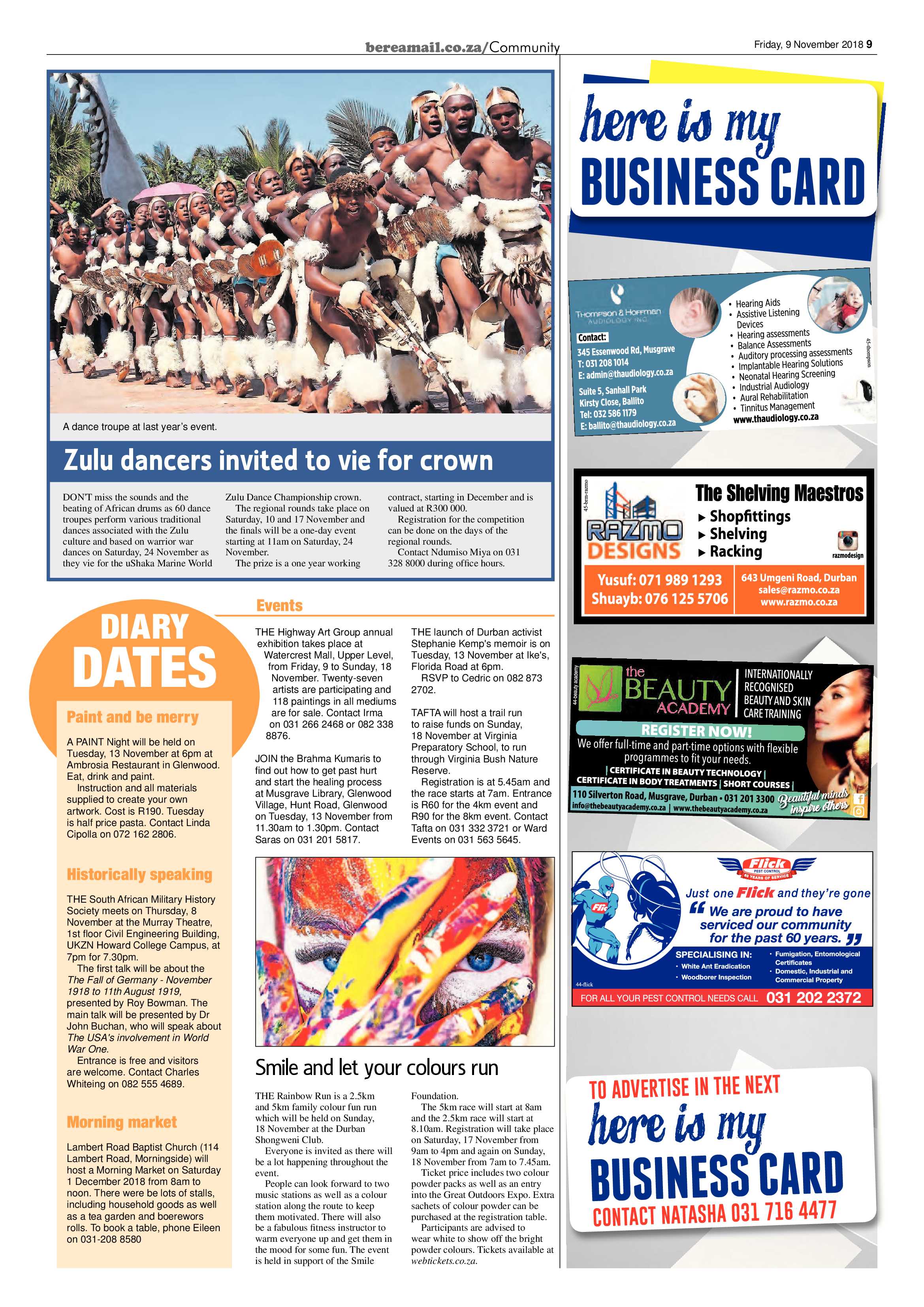 Berea Mail 9 November 2018 page 9