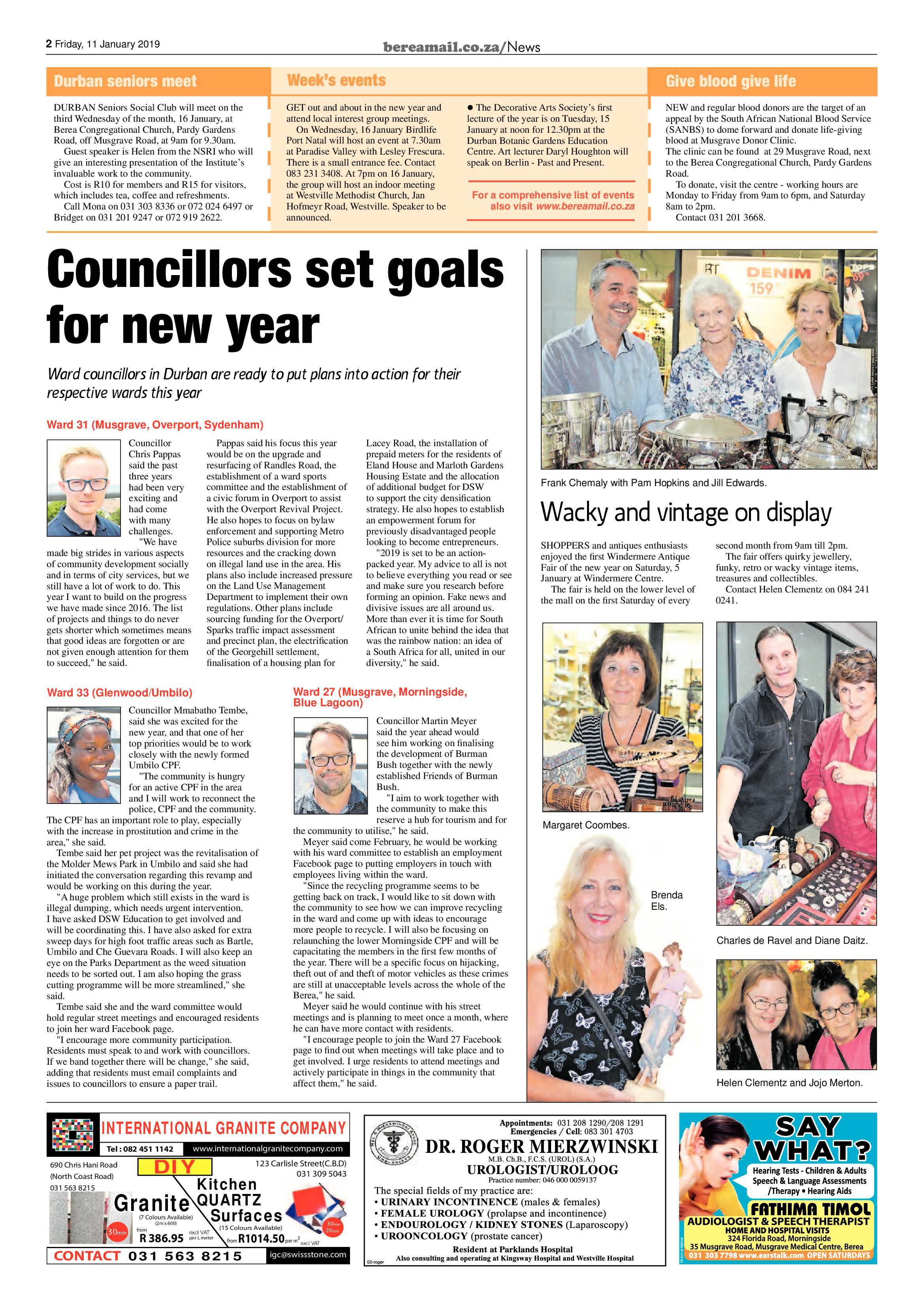 Berea Mail 11 January 2019 page 2