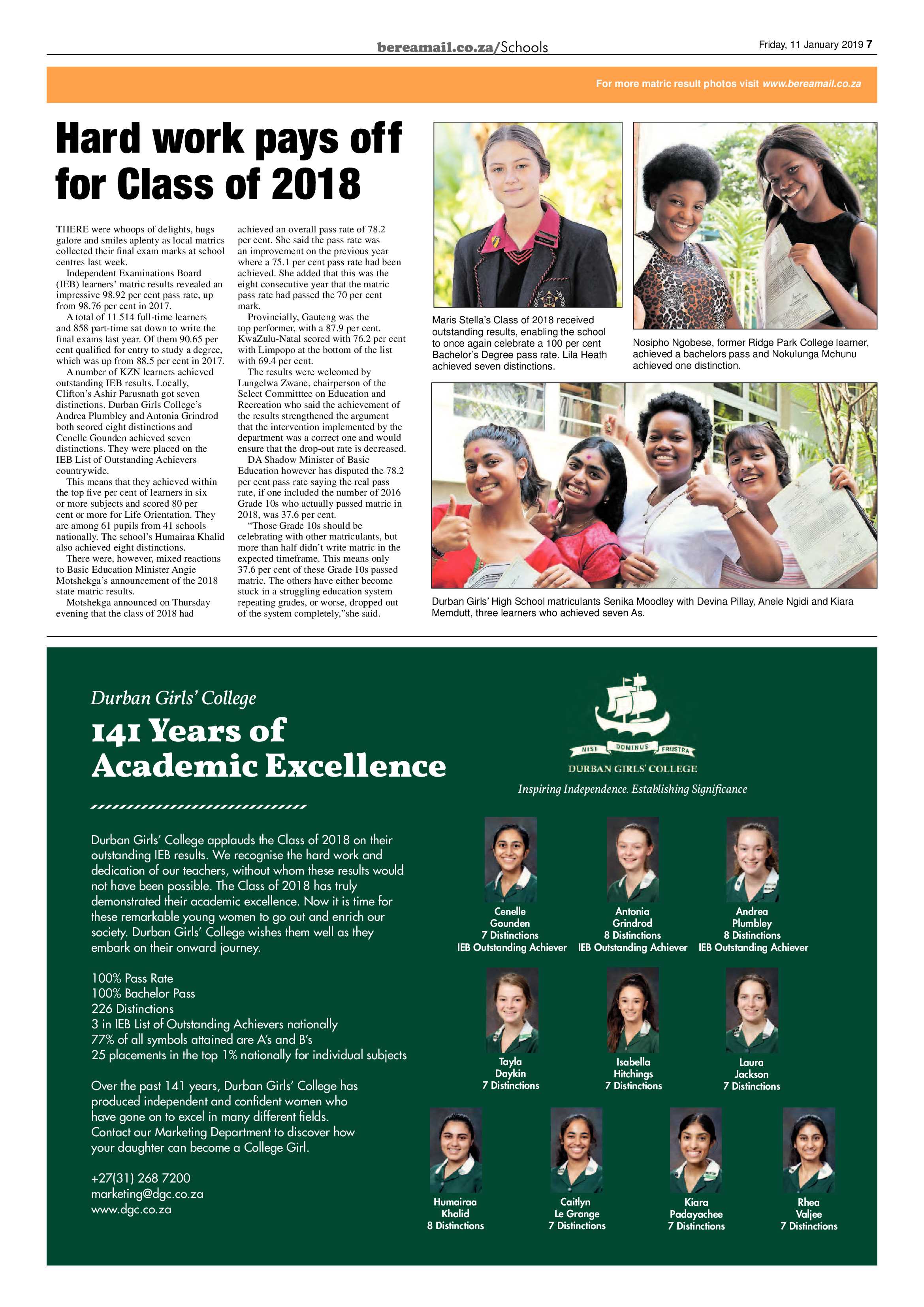 Berea Mail 11 January 2019 page 7