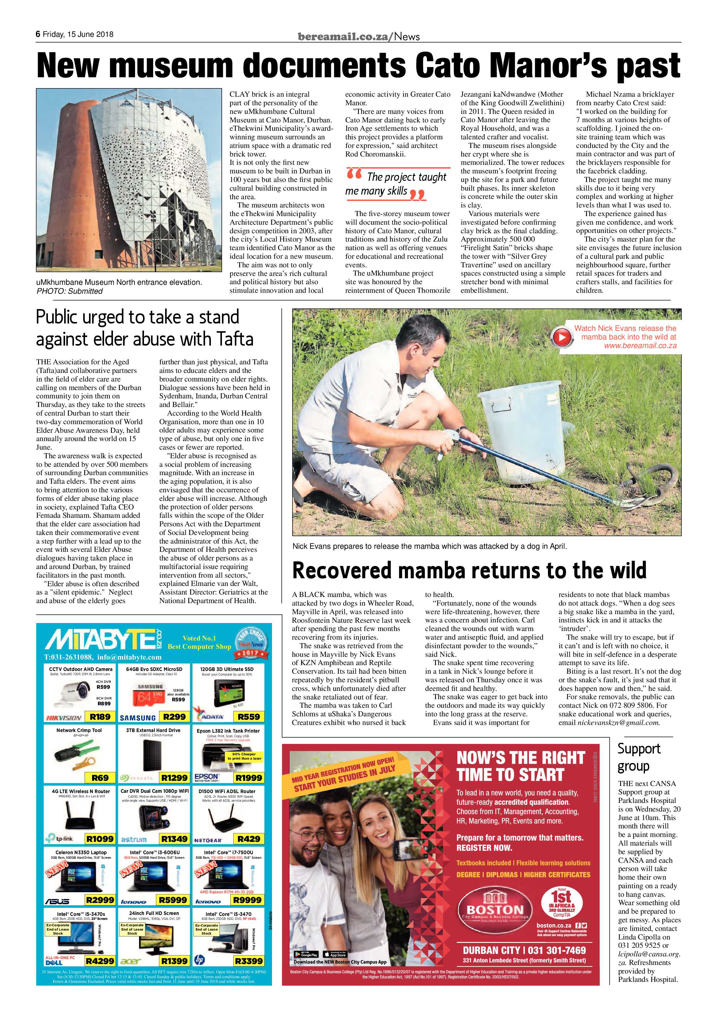 Berea Mail 15 June 2018 page 6