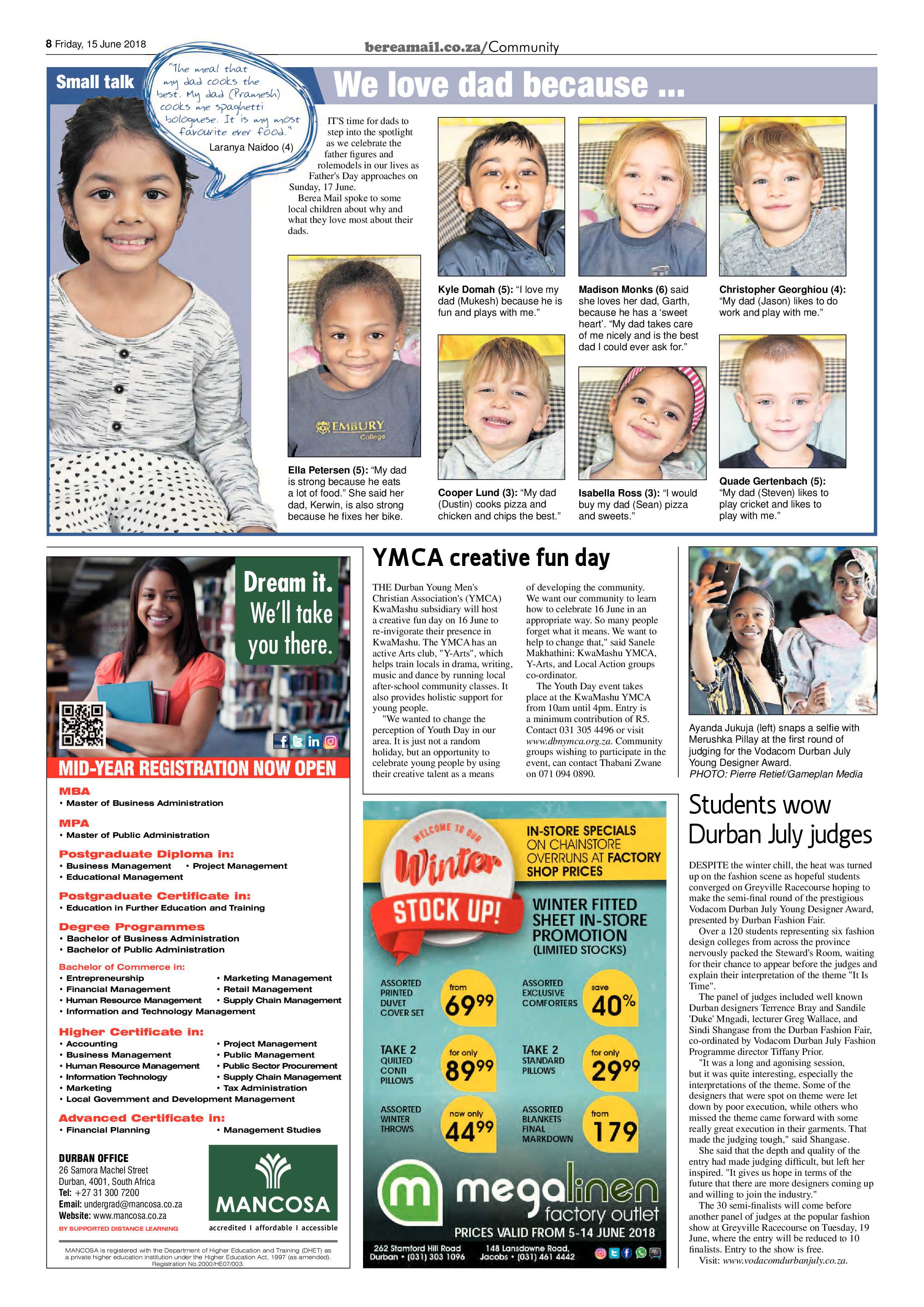 Berea Mail 15 June 2018 page 8