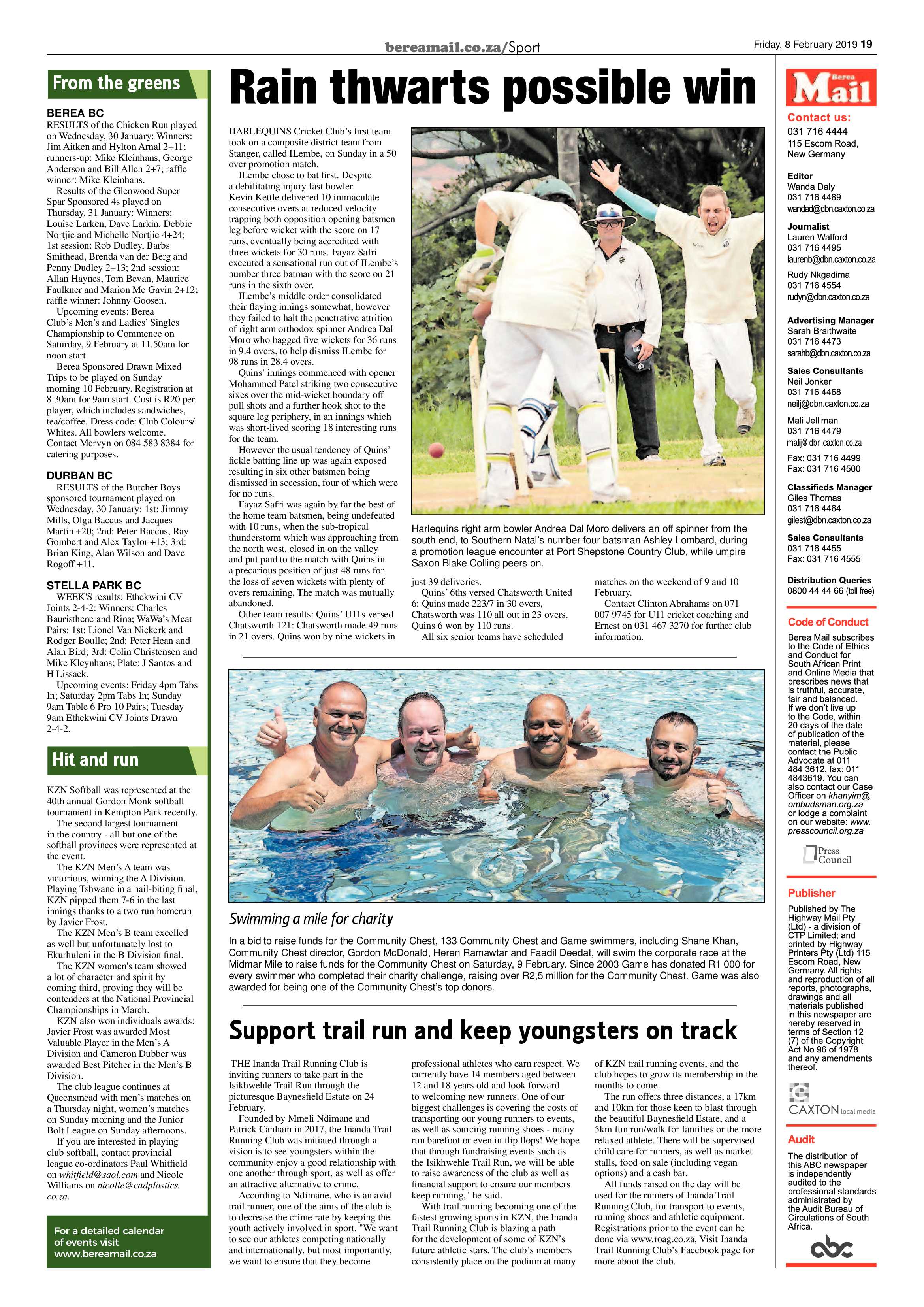 Berea Mail News 8 February 2019 page 19