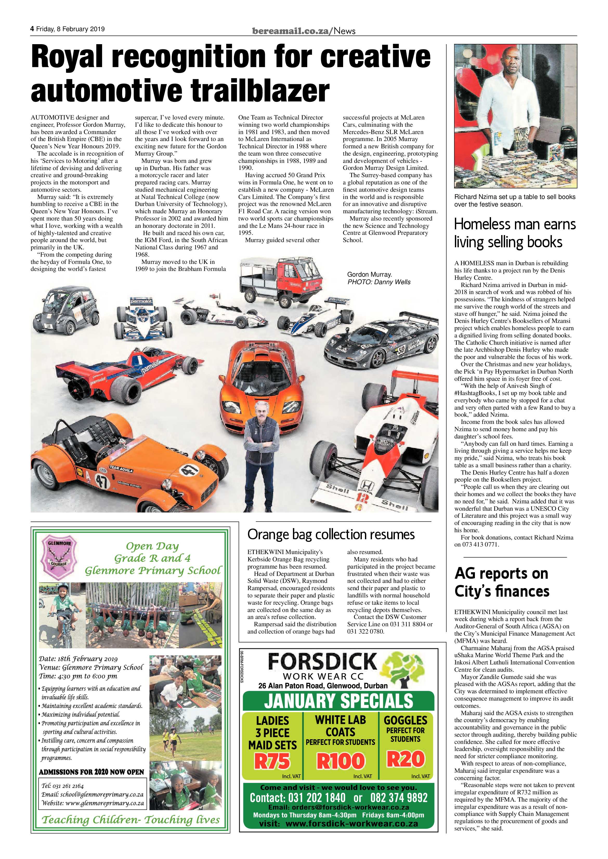 Berea Mail News 8 February 2019 page 4