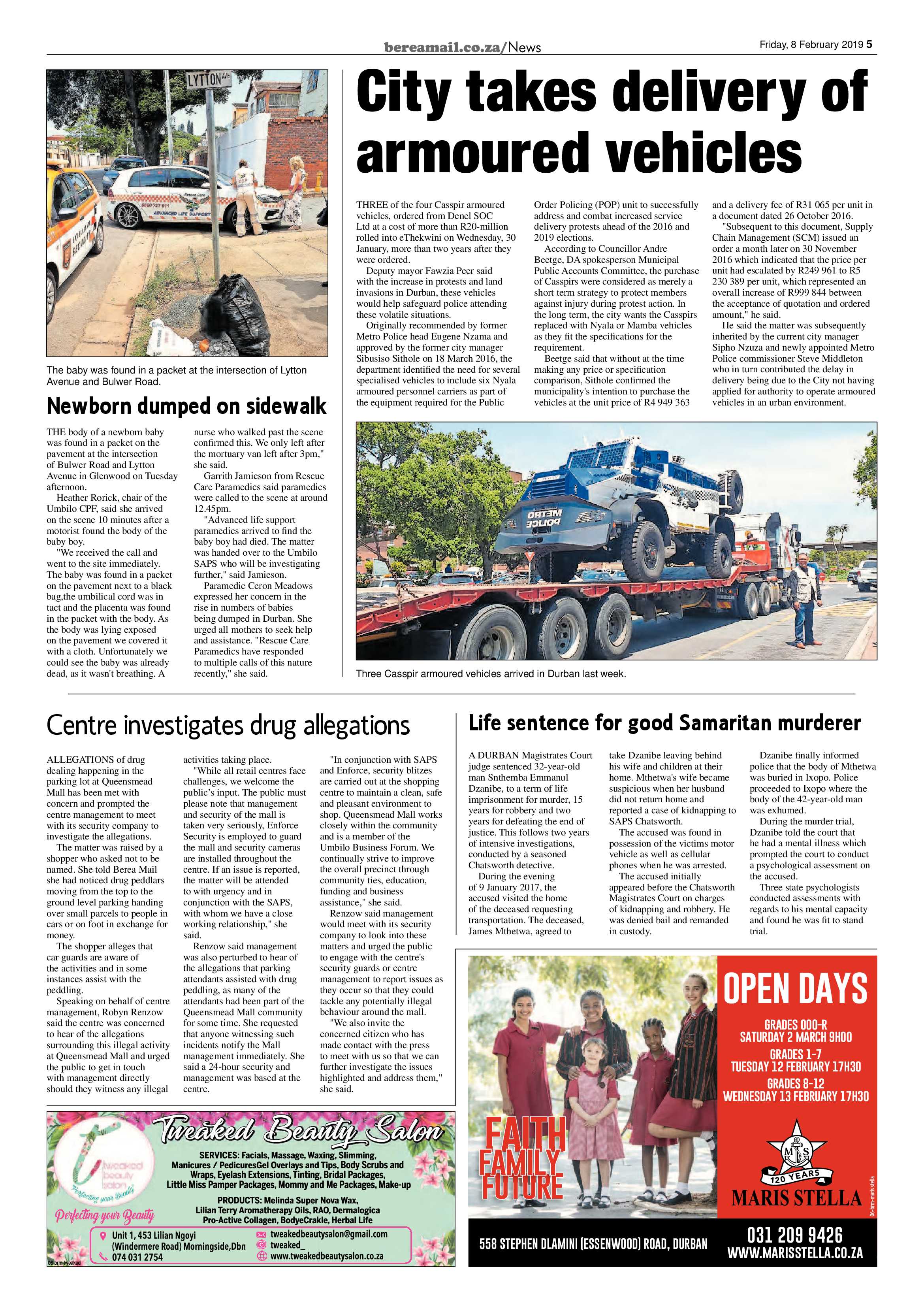 Berea Mail News 8 February 2019 page 5