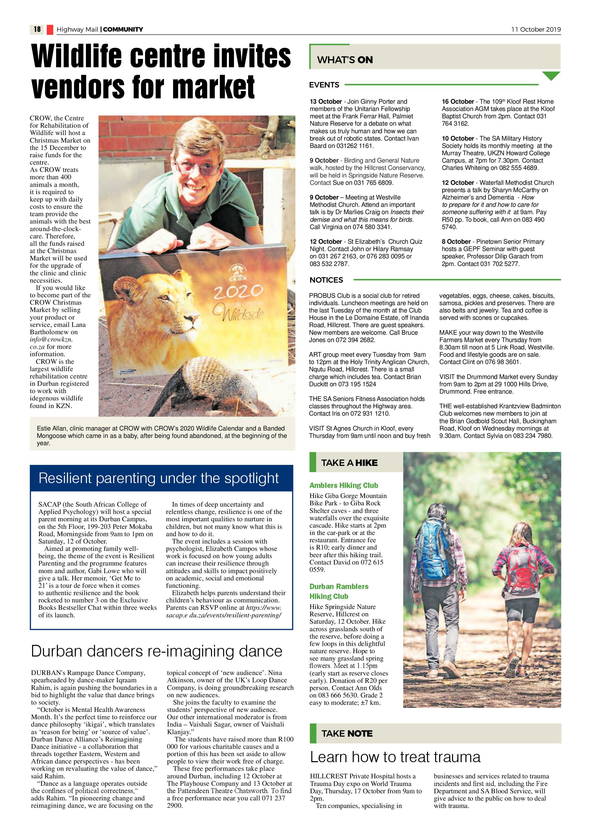 Highway Mail 11 October 2019 page 18
