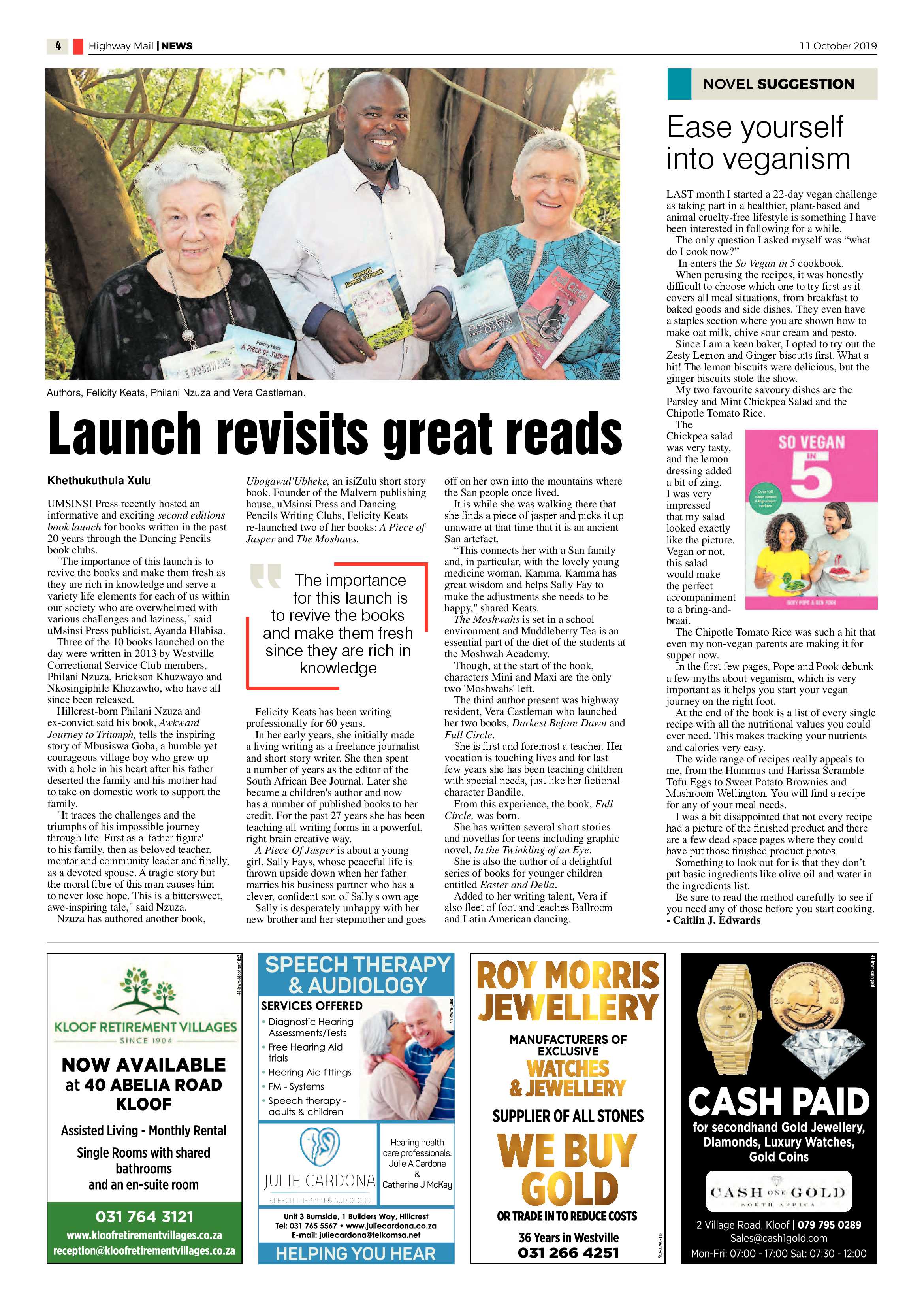 Highway Mail 11 October 2019 page 4