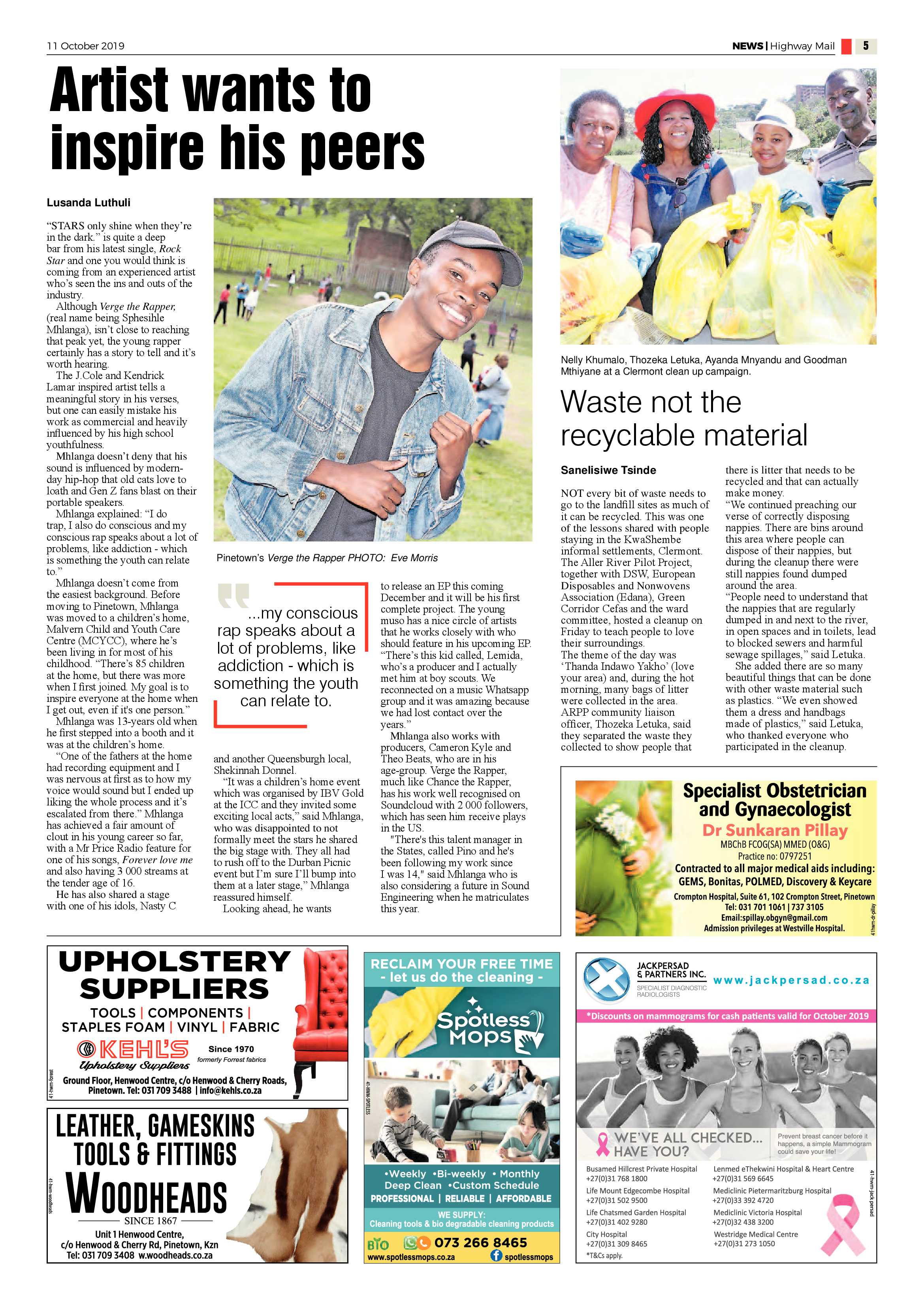 Highway Mail 11 October 2019 page 5