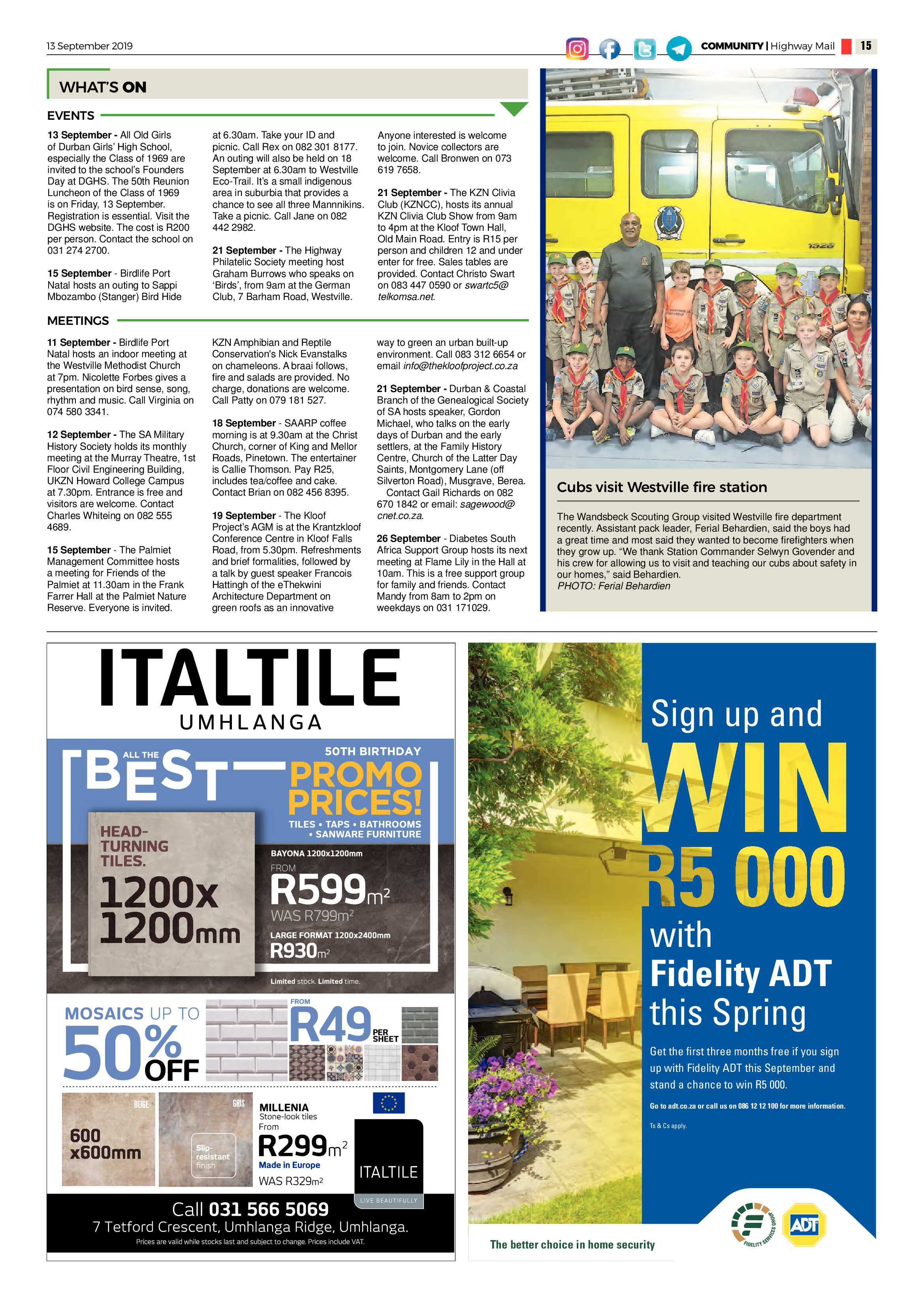 Highway Mail 13 September 2019 page 15