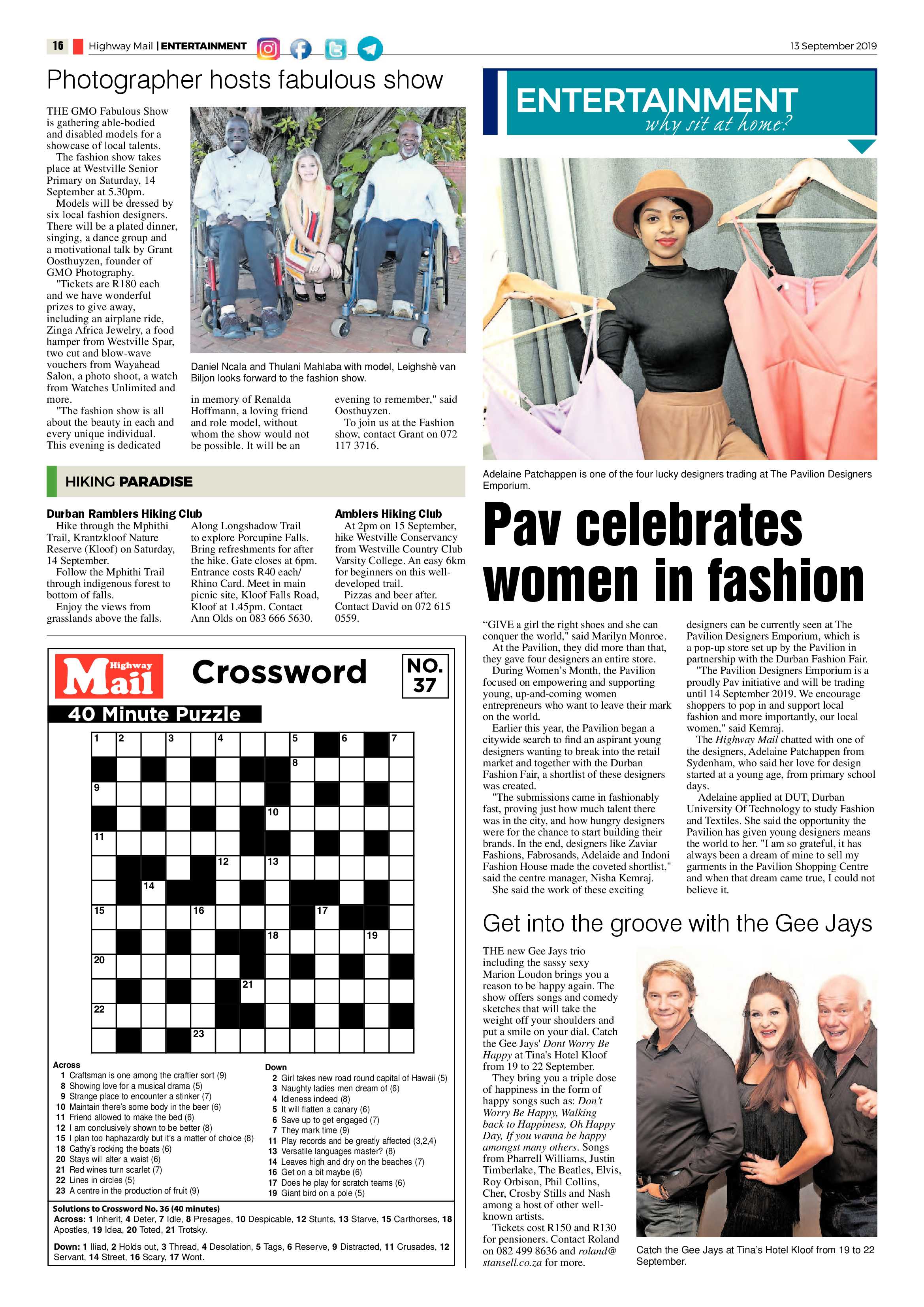 Highway Mail 13 September 2019 page 16