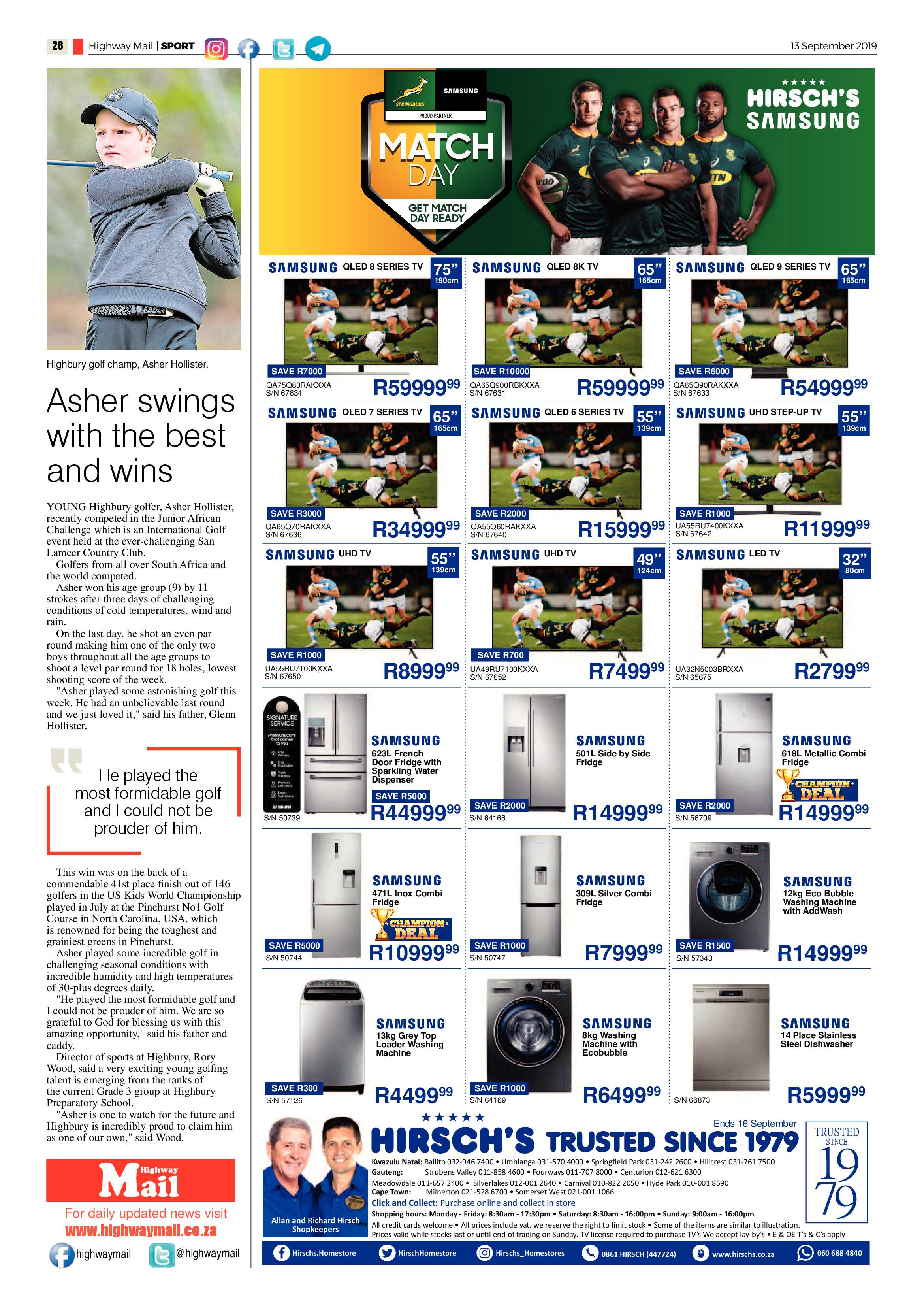 Highway Mail 13 September 2019 page 28