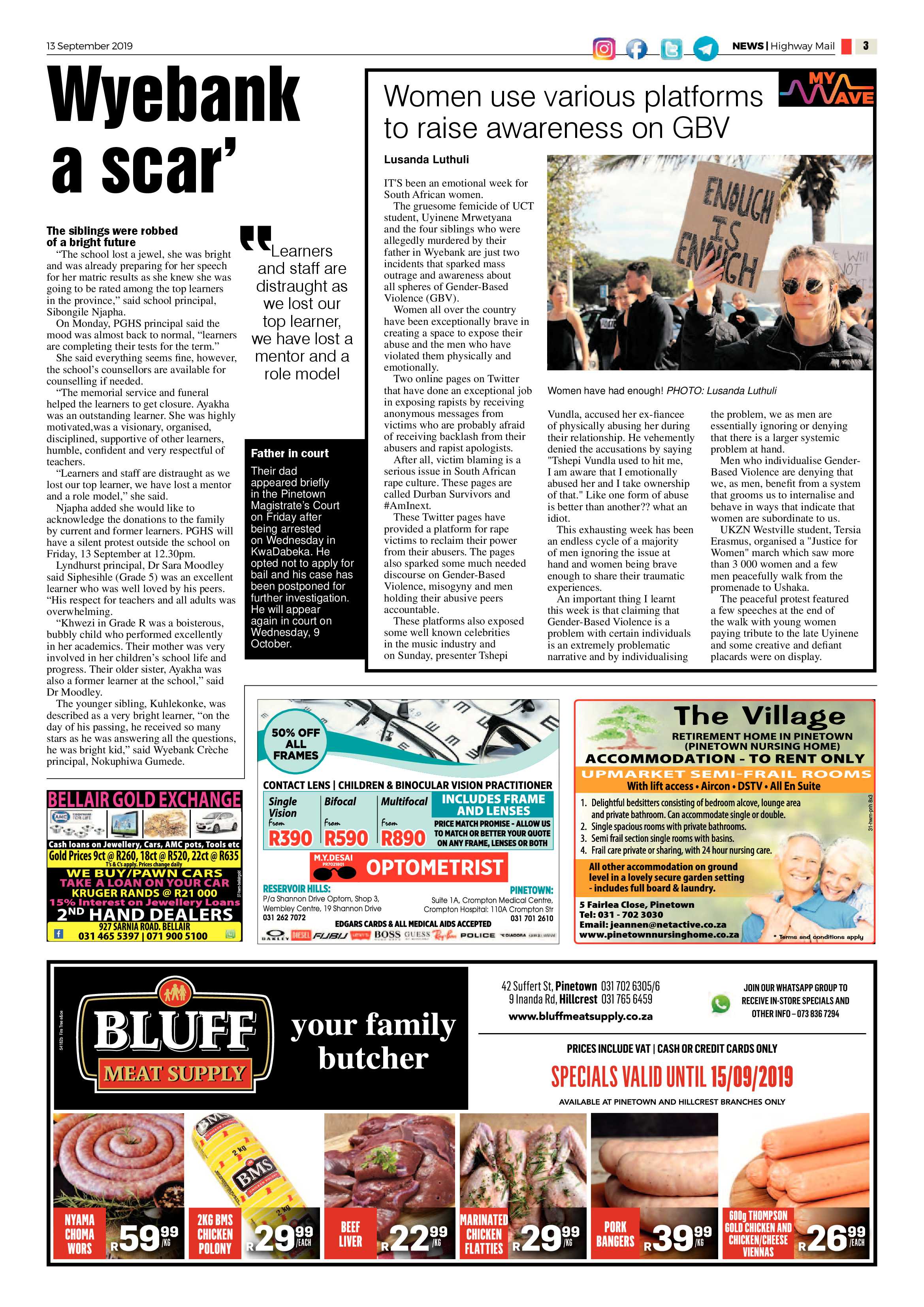 Highway Mail 13 September 2019 page 3