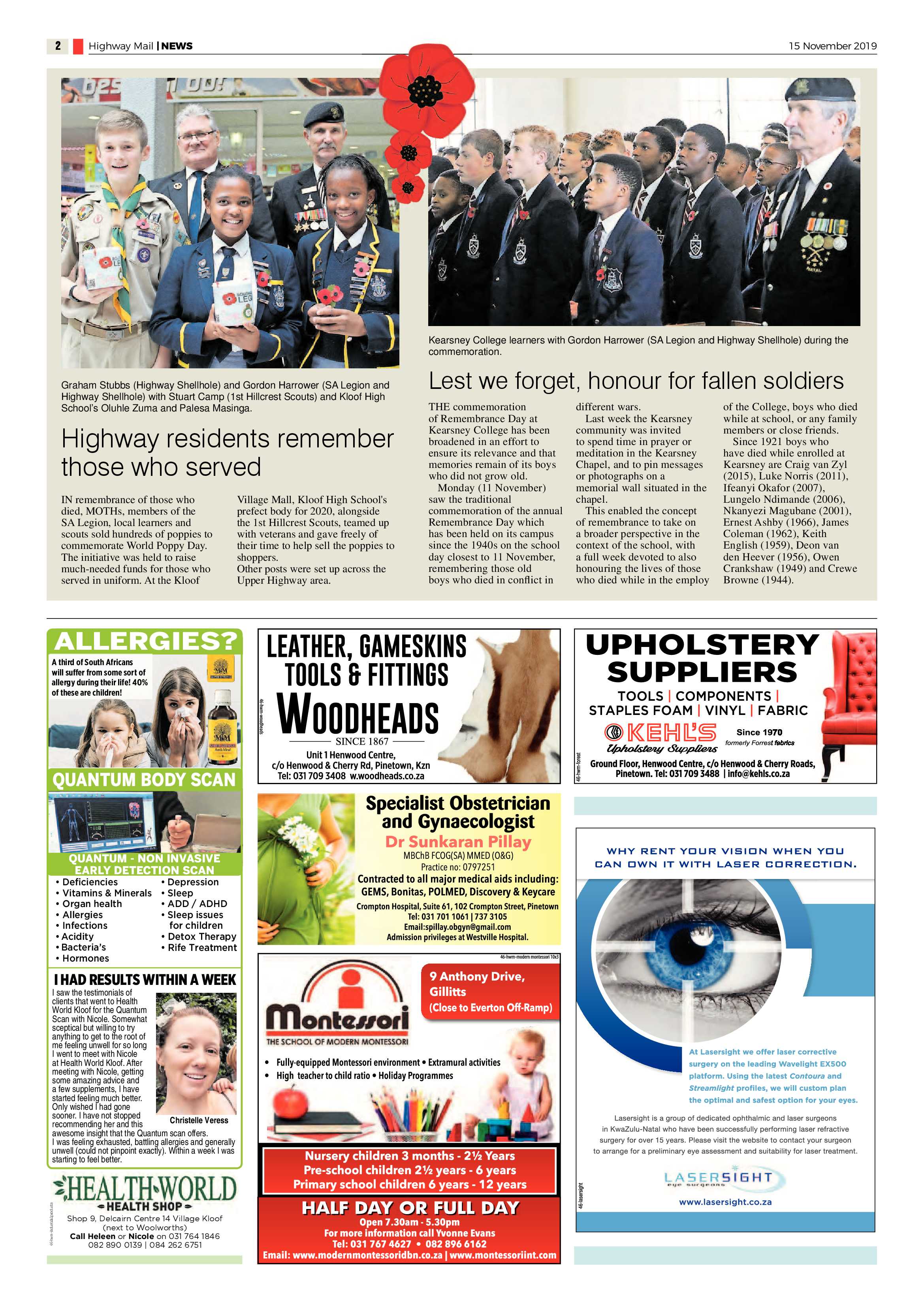 Highway Mail 15 November 2019 page 2