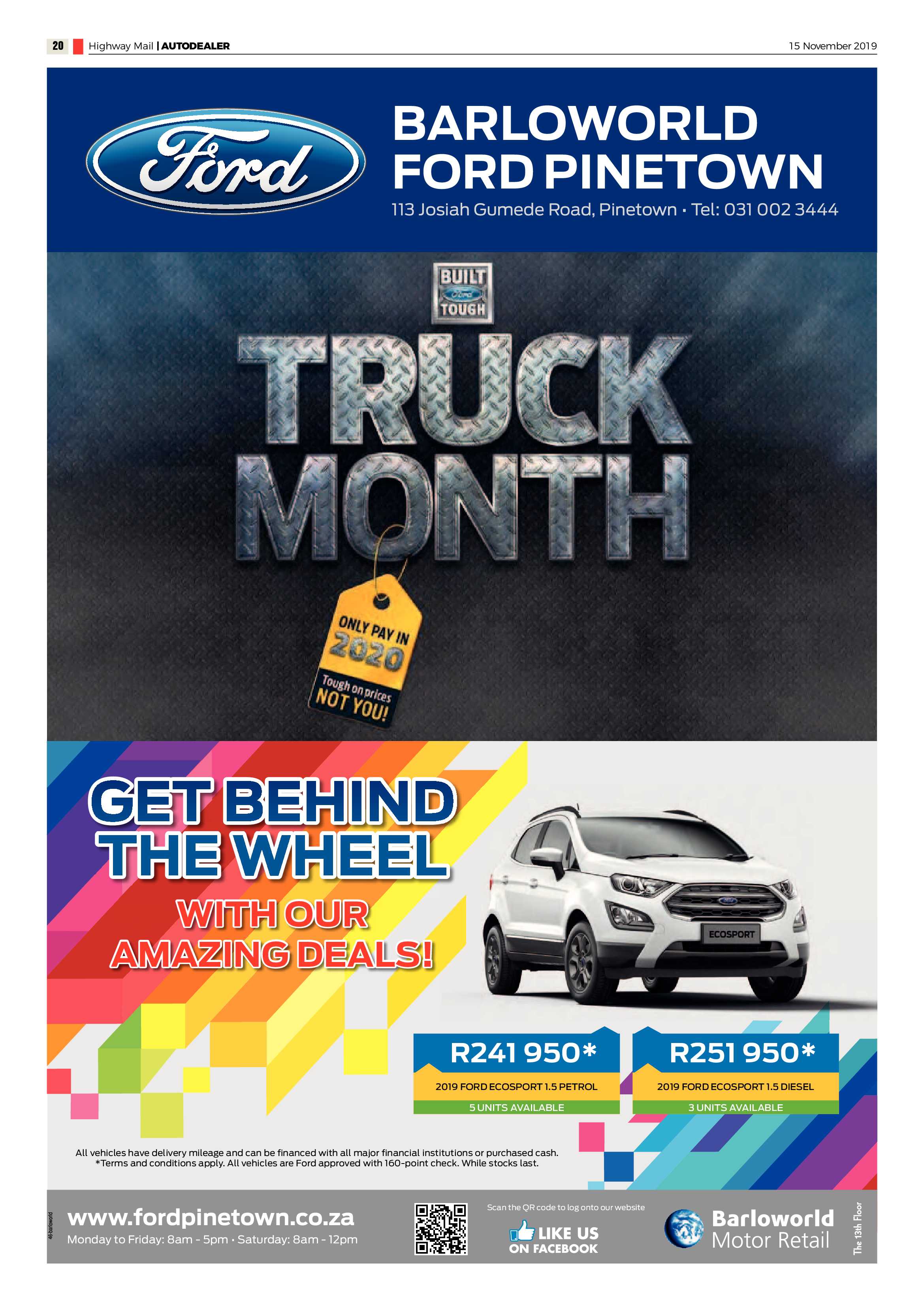 Highway Mail 15 November 2019 page 20
