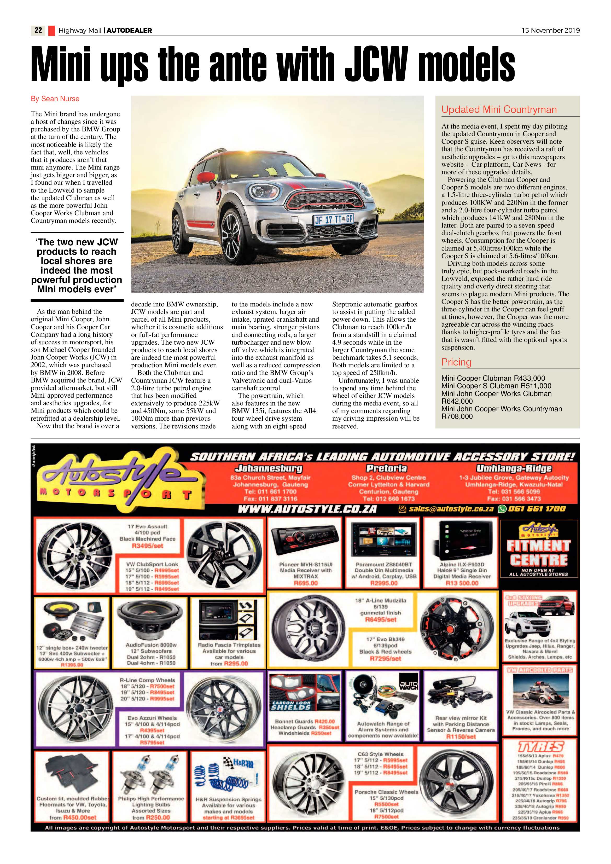 Highway Mail 15 November 2019 page 22