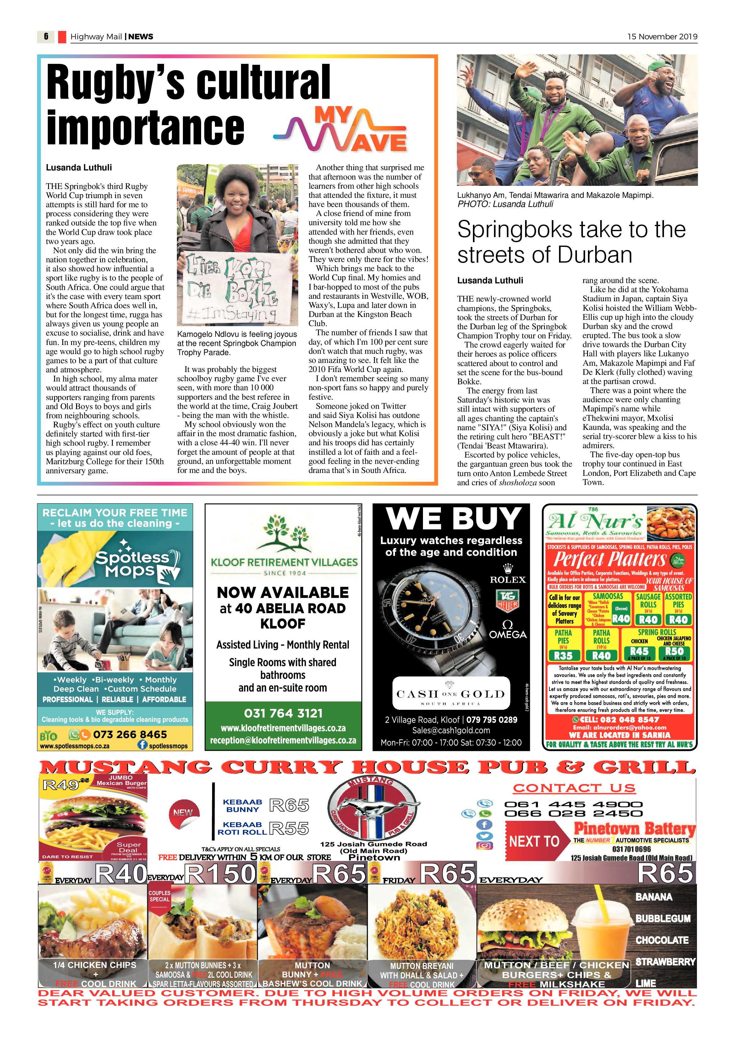 Highway Mail 15 November 2019 page 6