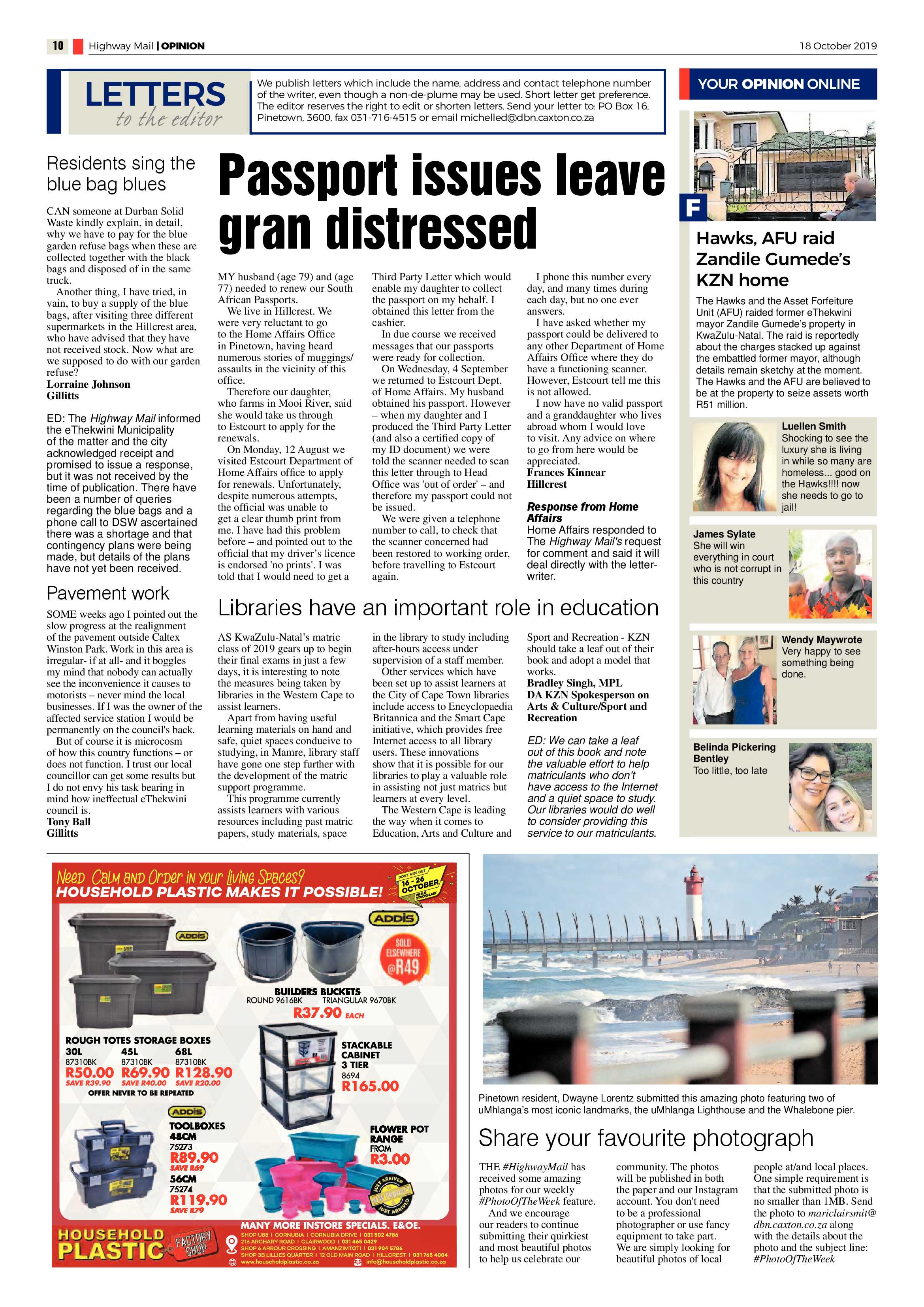 Highway Mail 18 October 2019 page 10