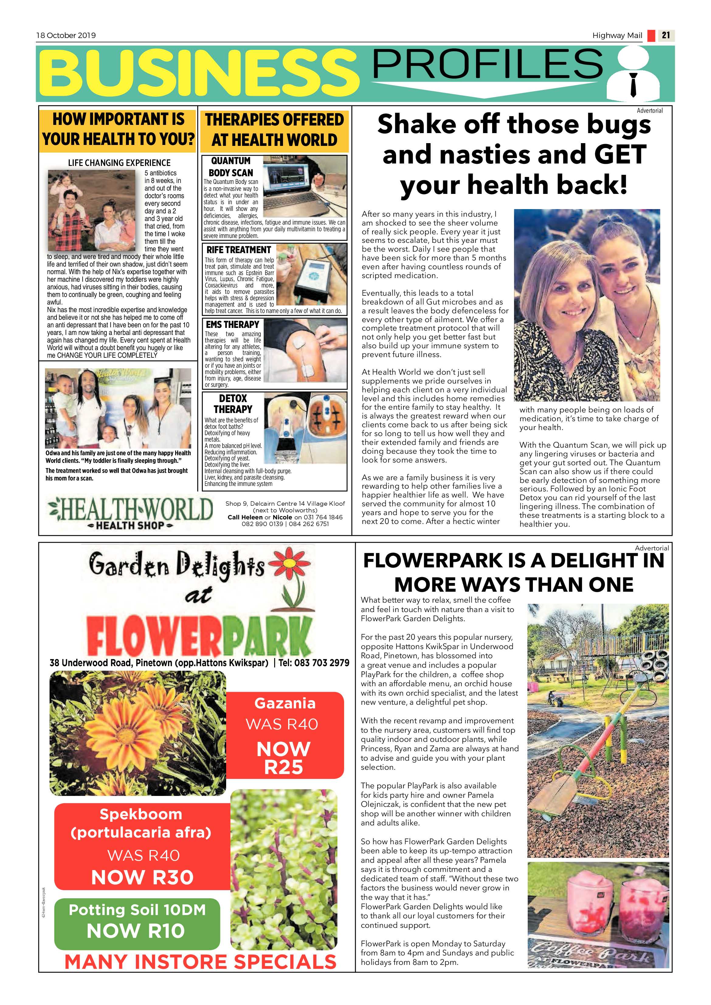 Highway Mail 18 October 2019 page 21