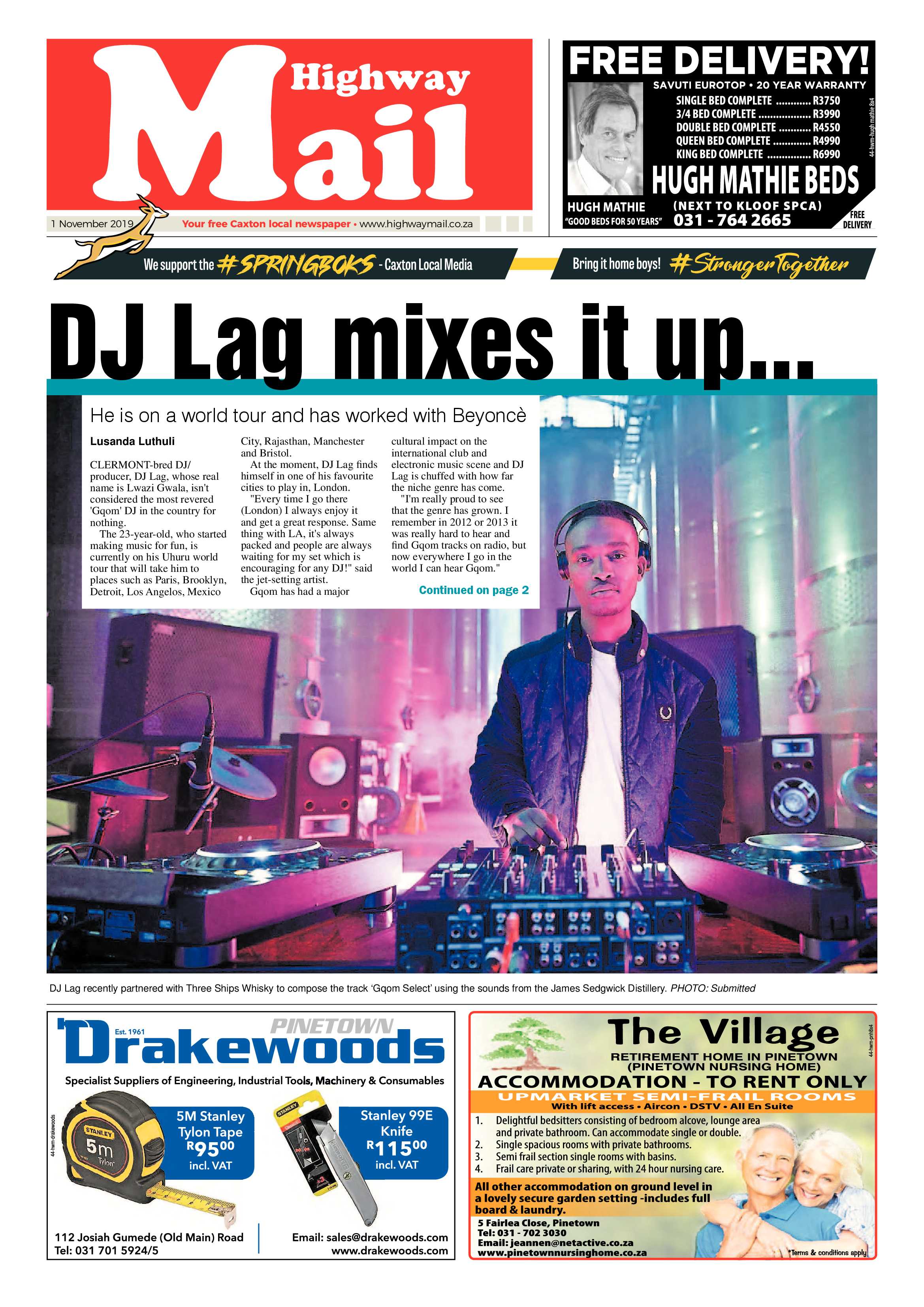 Highway Mail 1 November 2019 page 1