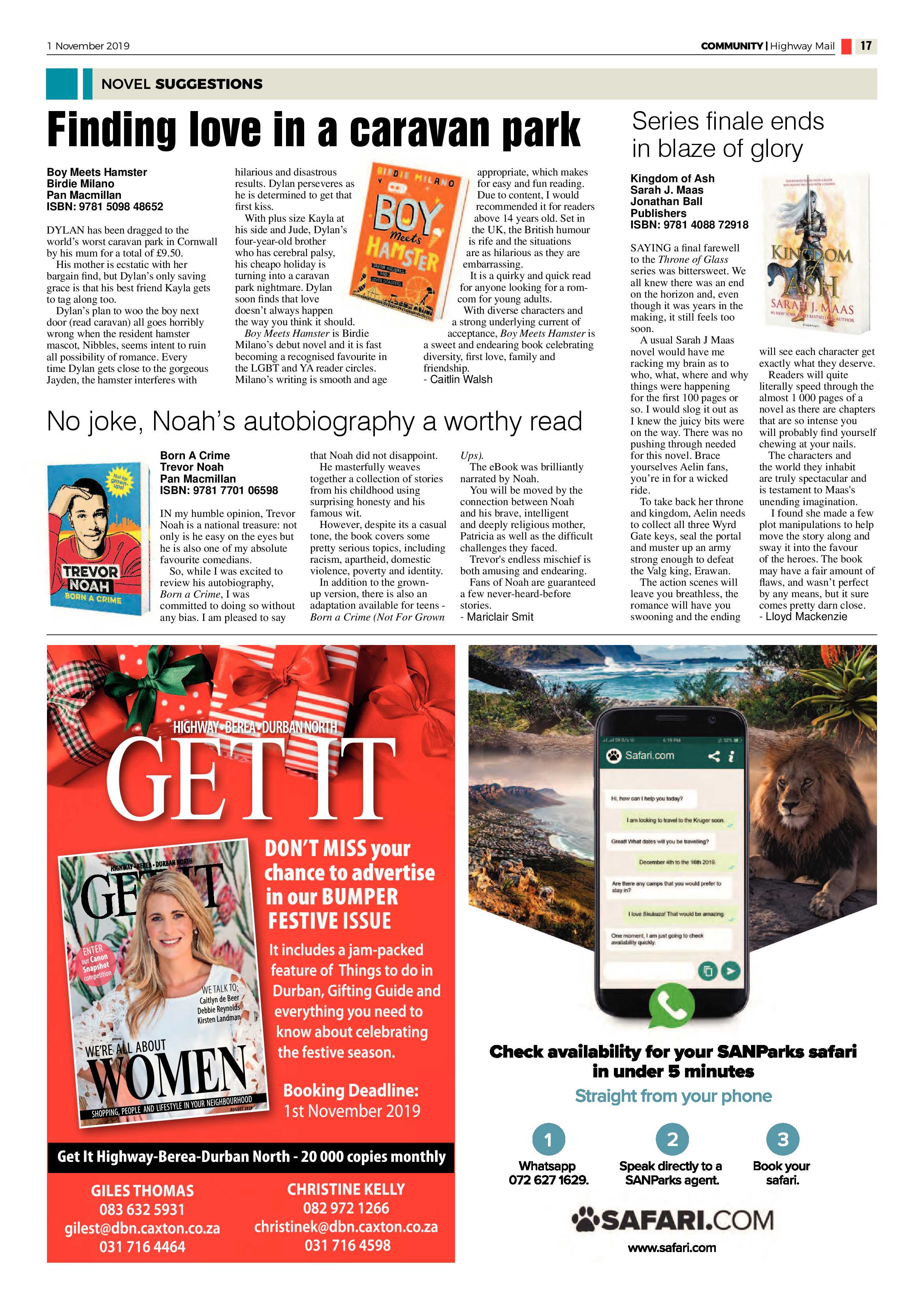 Highway Mail 1 November 2019 page 17