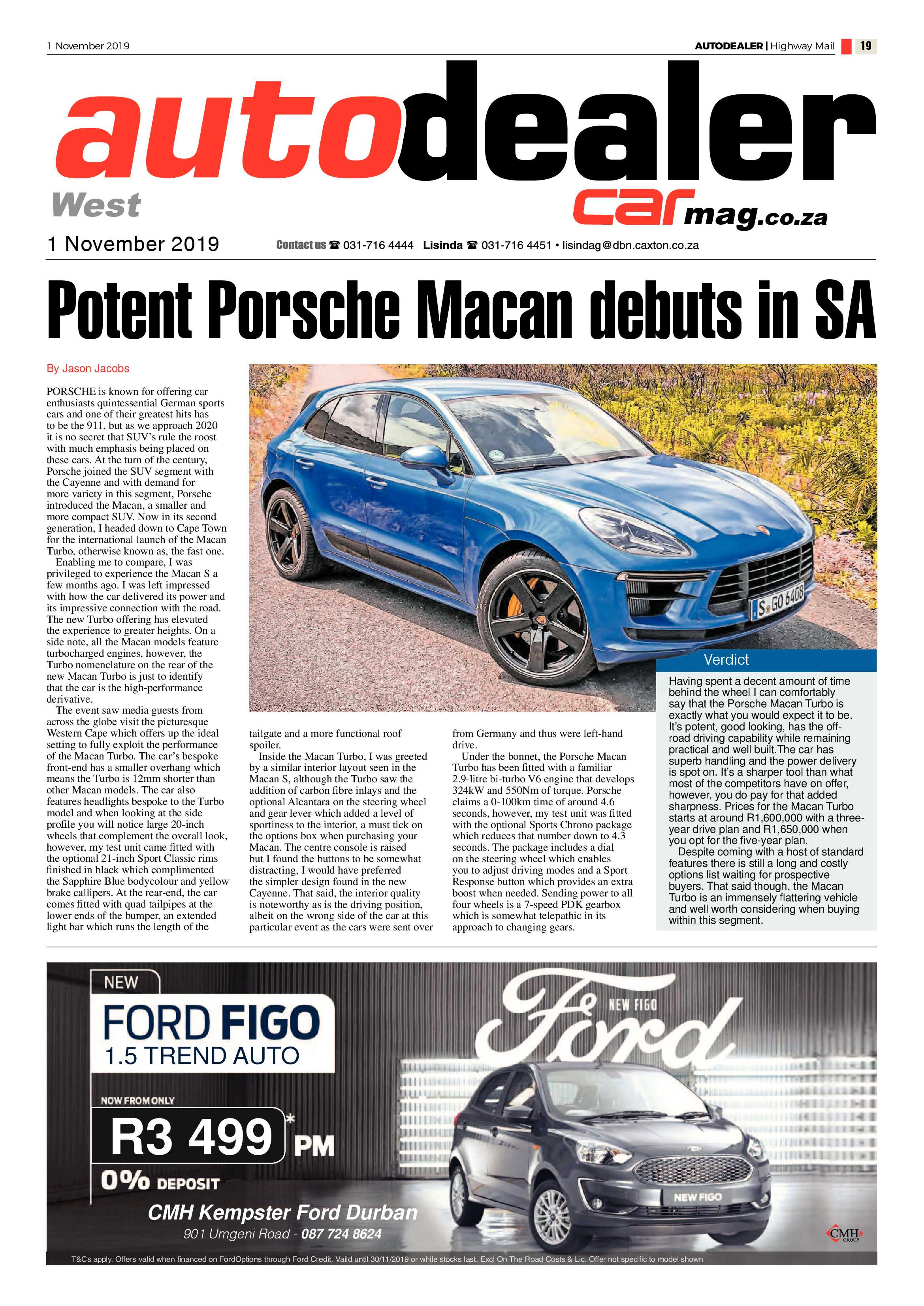 Highway Mail 1 November 2019 page 19