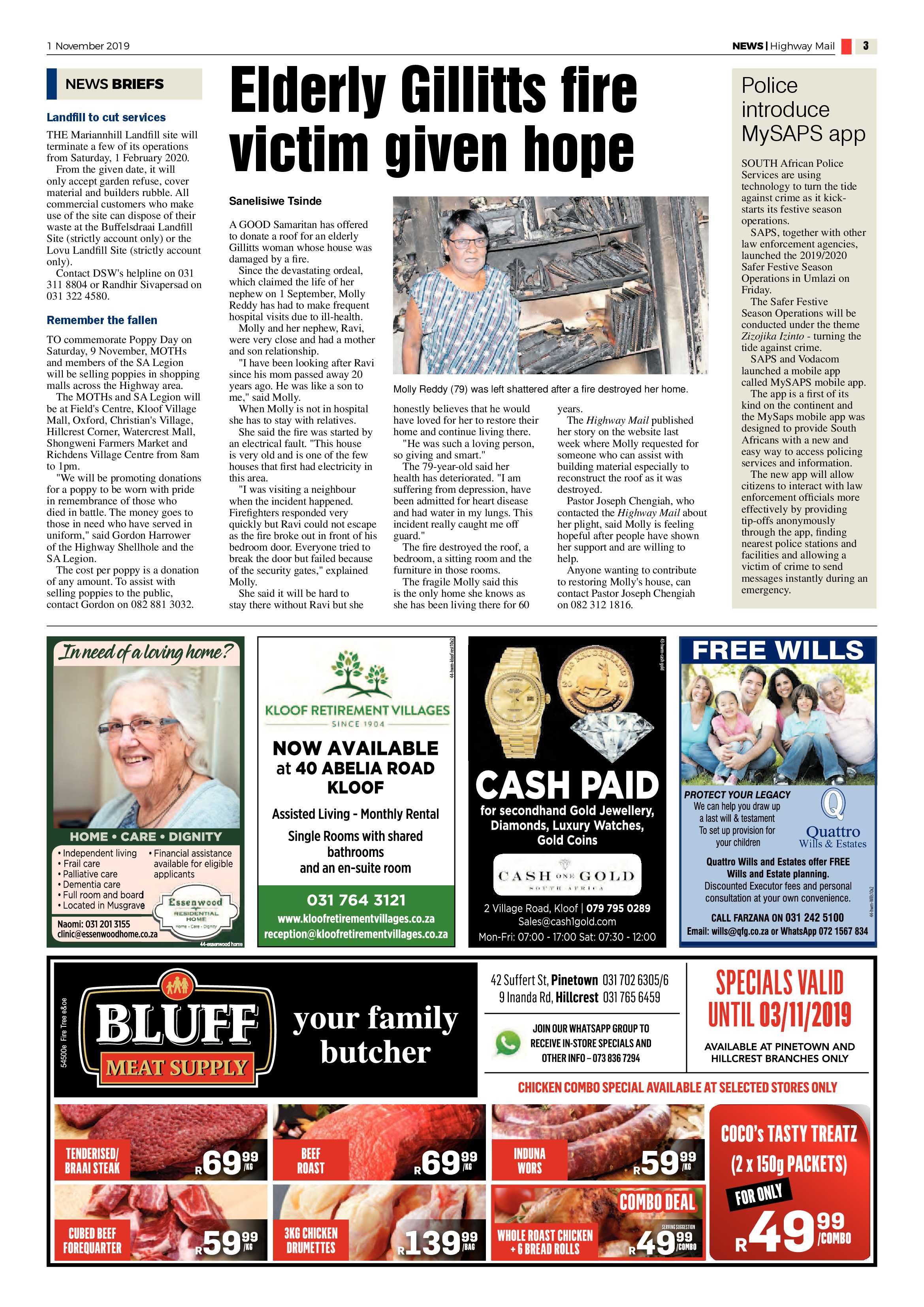 Highway Mail 1 November 2019 page 3