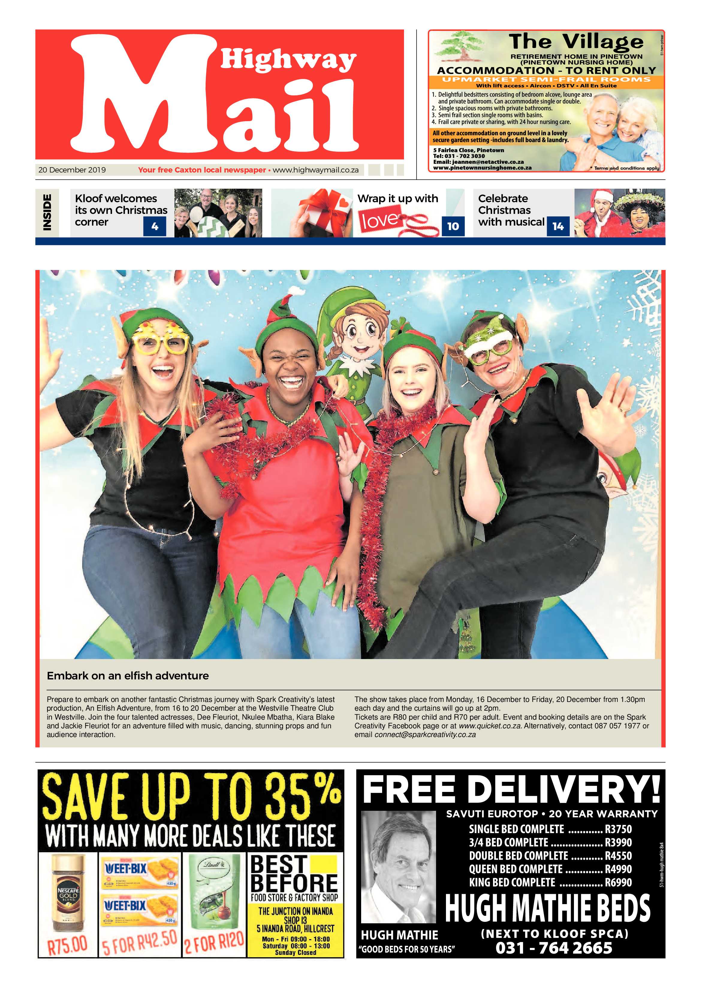 Highway Mail 20 December 2019 page 1
