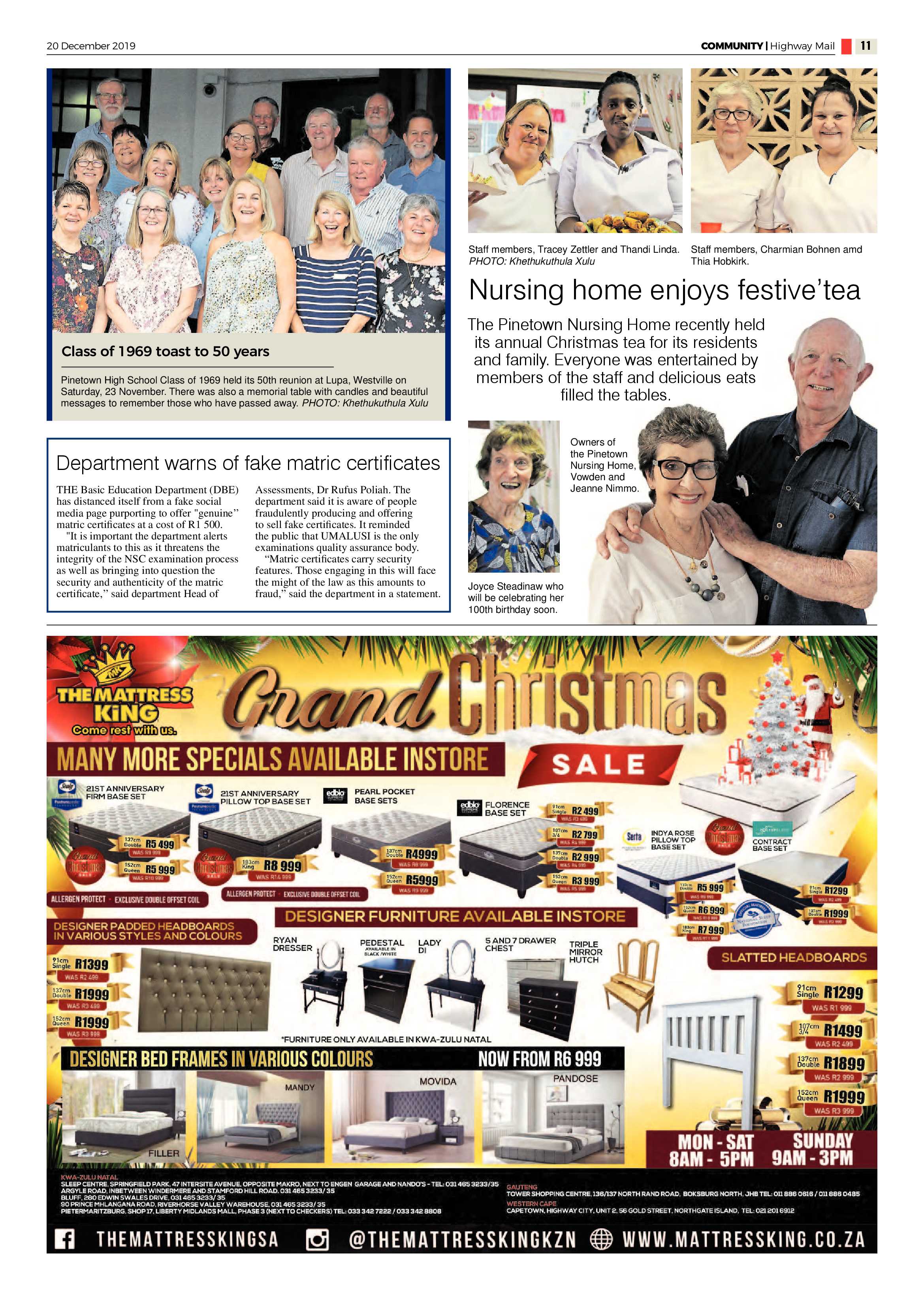 Highway Mail 20 December 2019 page 11