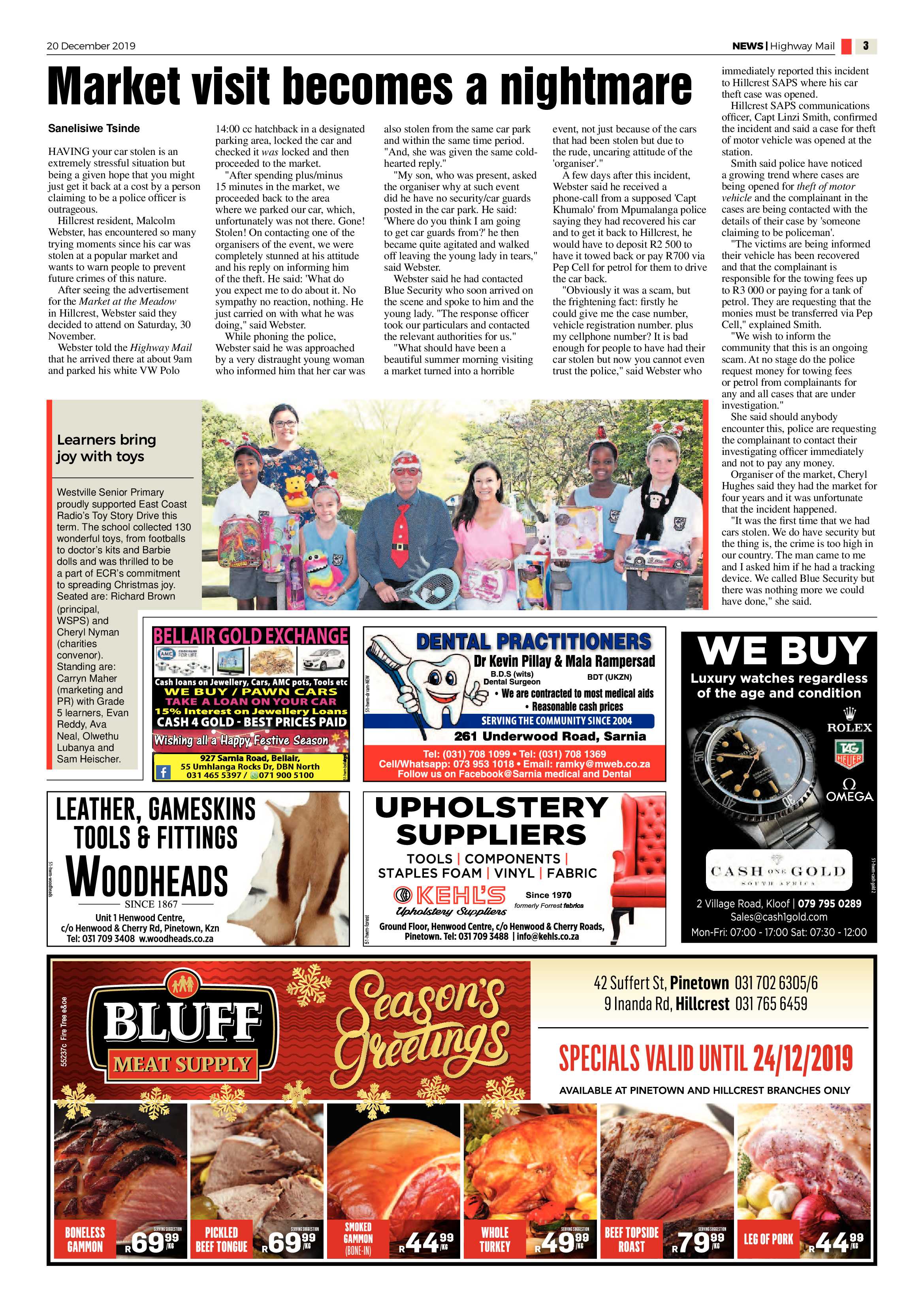Highway Mail 20 December 2019 page 3