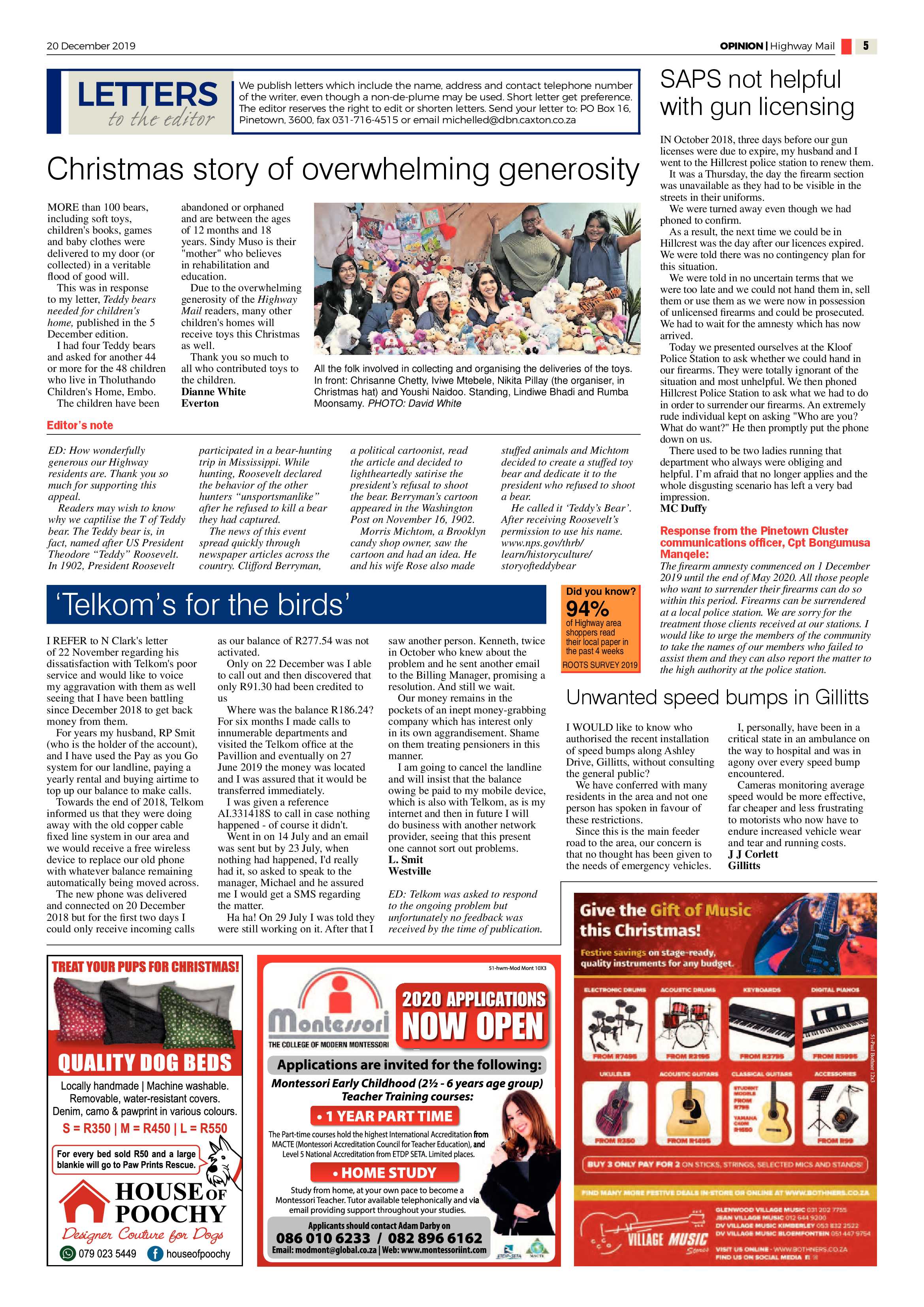 Highway Mail 20 December 2019 page 5