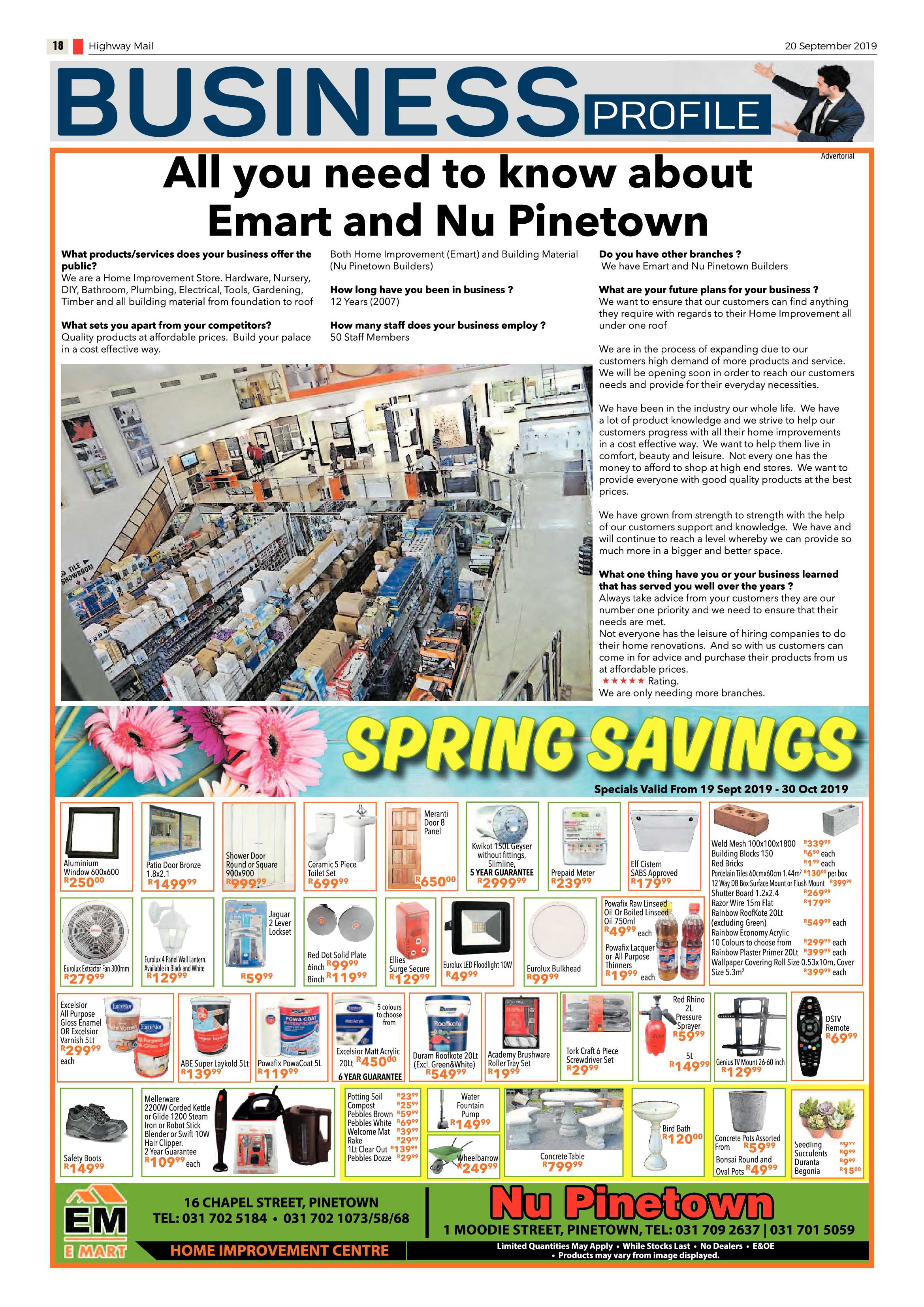 Highway Mail 20 September 2019 page 18