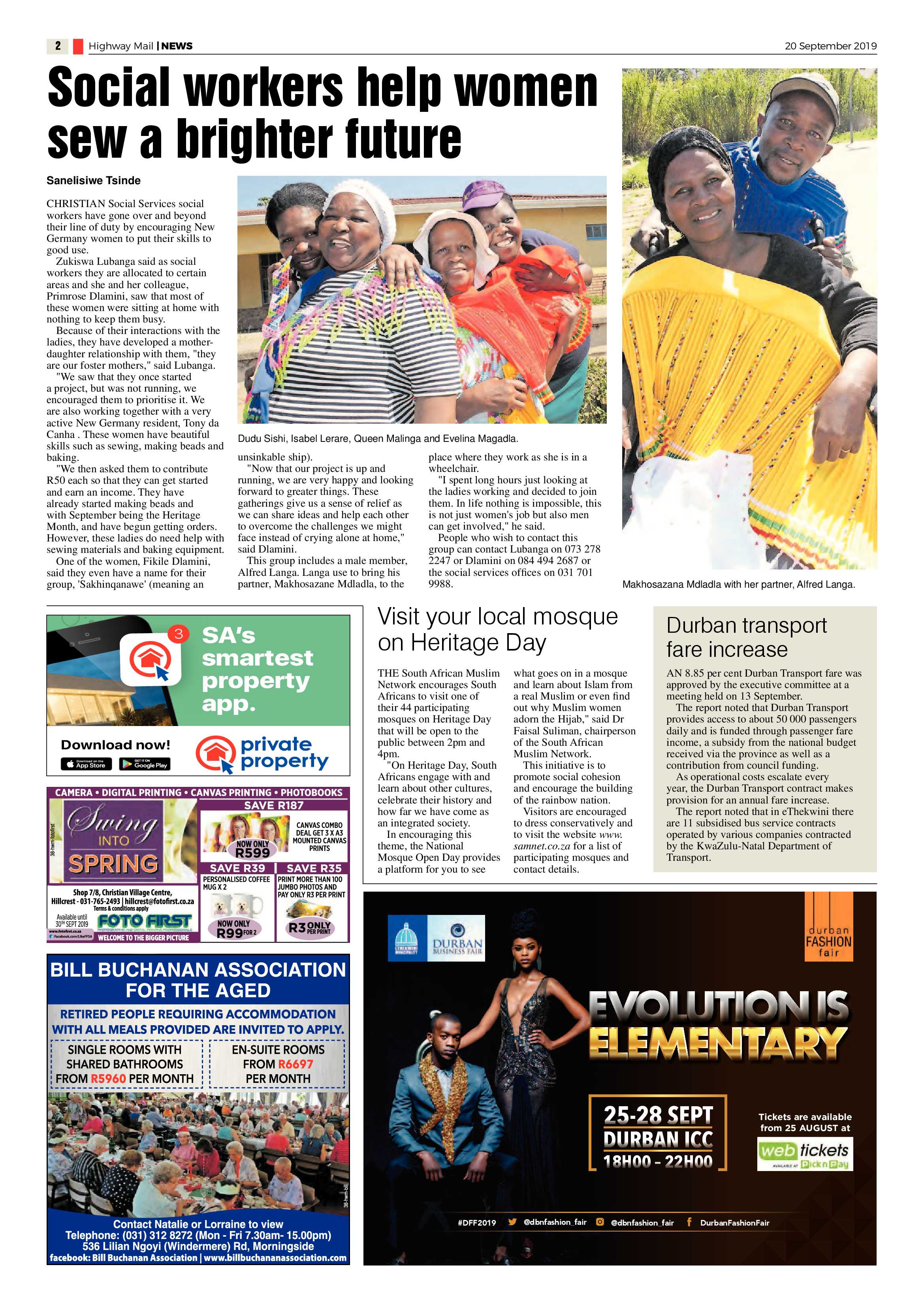 Highway Mail 20 September 2019 page 2